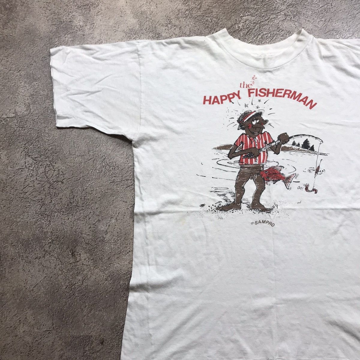 Vintage Vintage 90s Happy Freshman Graphic Tee Sun Faded Grunge XL Size US XL / EU 56 / 4 - 2 Thumbnail