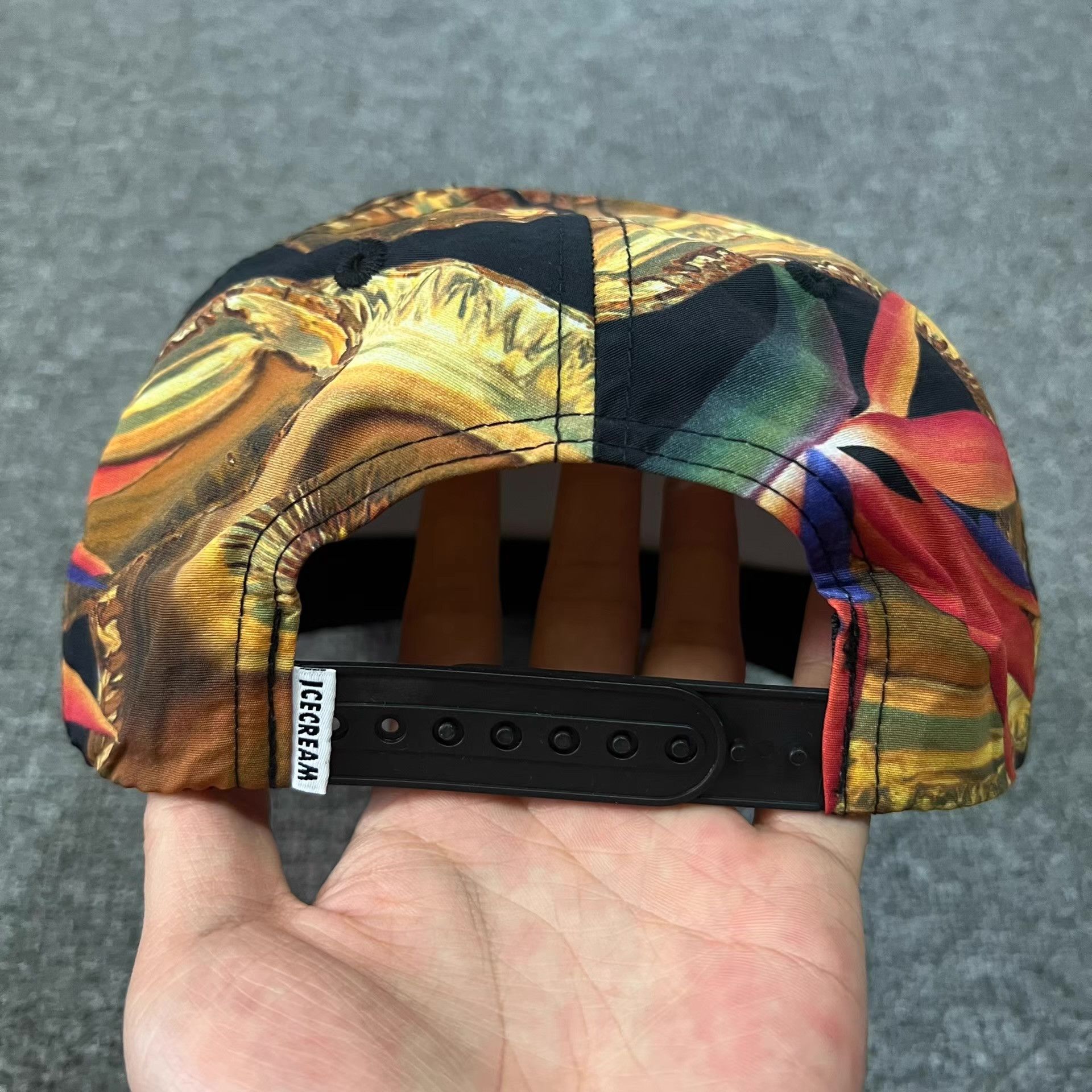Billionaire Boys Club BBC ICECREAM Flying Dog Flat Brim Baseball Cap Q7 Size ONE SIZE - 4 Thumbnail