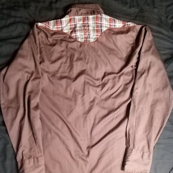 Other Vintage H Bar C Embroidered Plaid Western Pearl Snap Shirt Size US L / EU 52-54 / 3 - 6 Thumbnail