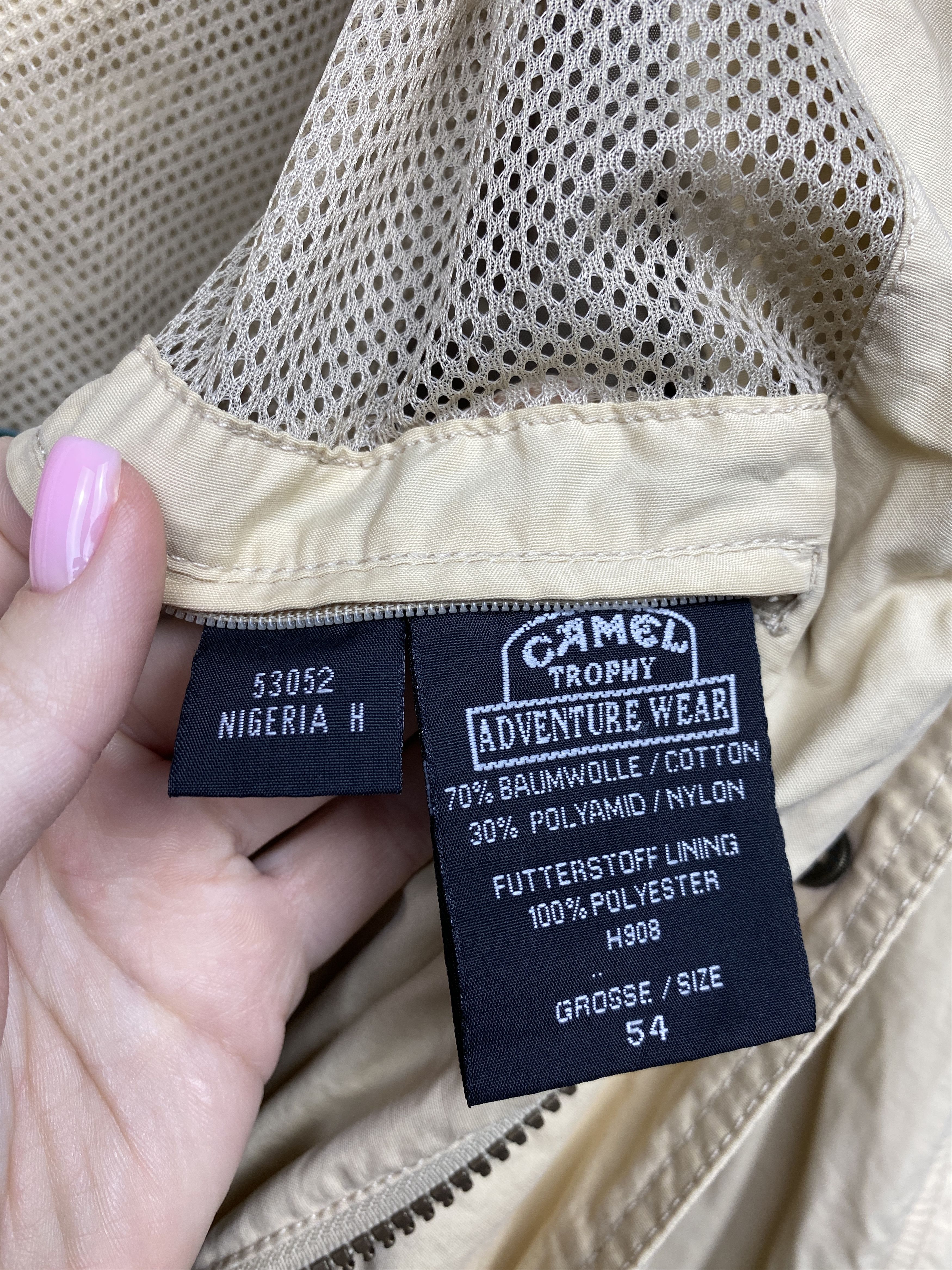 Camel Camel Trophy Vintage Mens Outdoor Multi Pockets Jacket Size US L / EU 52-54 / 3 - 11 Thumbnail