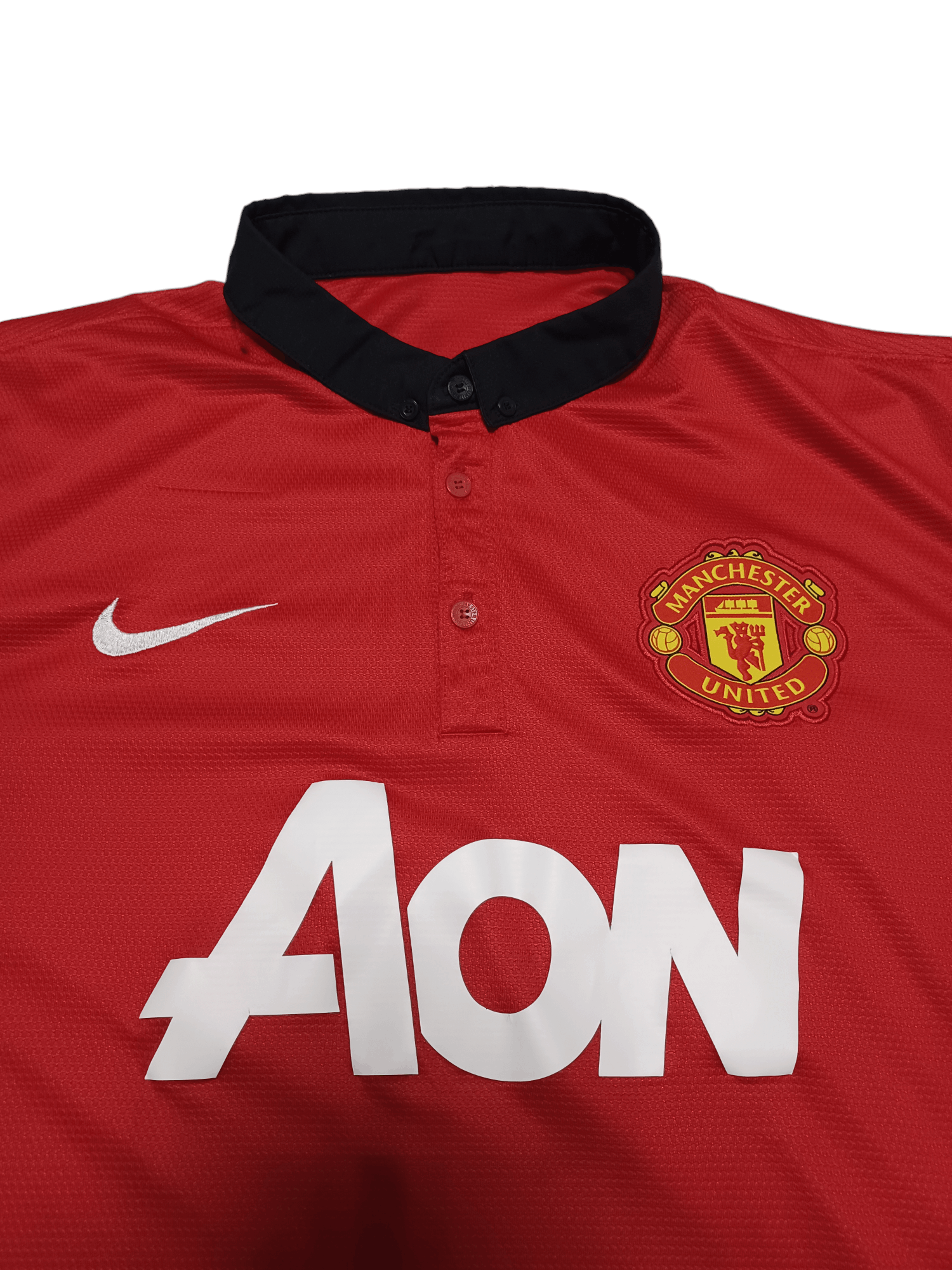 Nike MANCHESTER UNITED 13-14 HOME JERSEY NIKE VINTAGE SOCCER Size US XXL / EU 58 / 5 - 3 Thumbnail