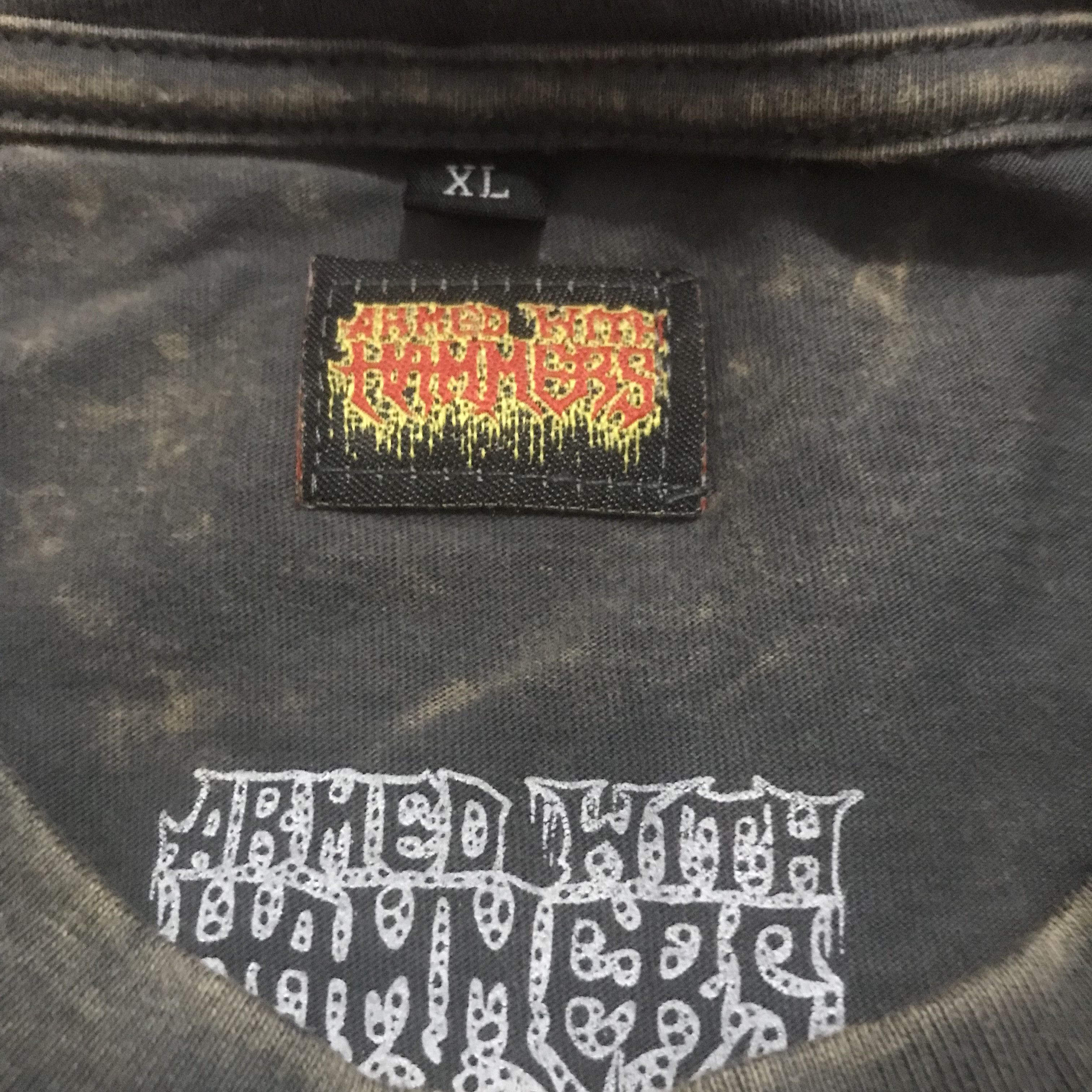 Band Tees Sodom obsessed by cruelty acid wash band tees Size US XL / EU 56 / 4 - 4 Thumbnail