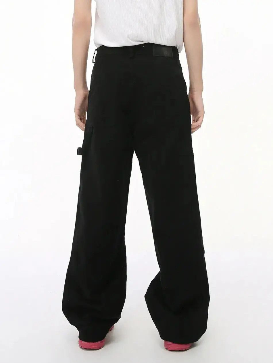 Japanese Brand Retro loose wide leg graffiti jeans Size US 32 / EU 48 - 2 Thumbnail
