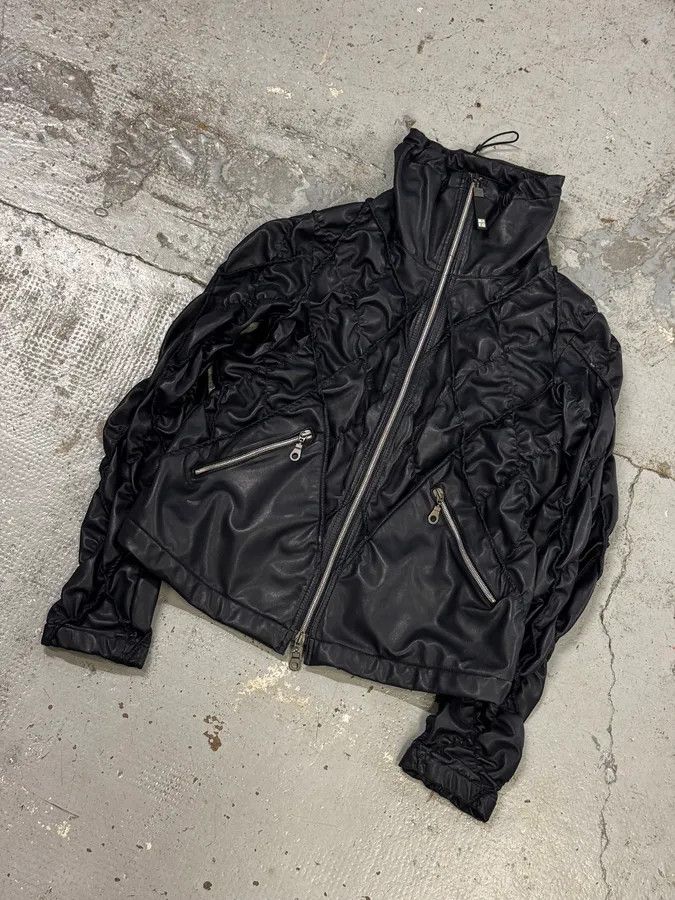 Marithe + Francois Girbaud FW2000 Marithé + François Girbaud Structure Navy Jacket Size S / US 4 / IT 40 - 5 Thumbnail