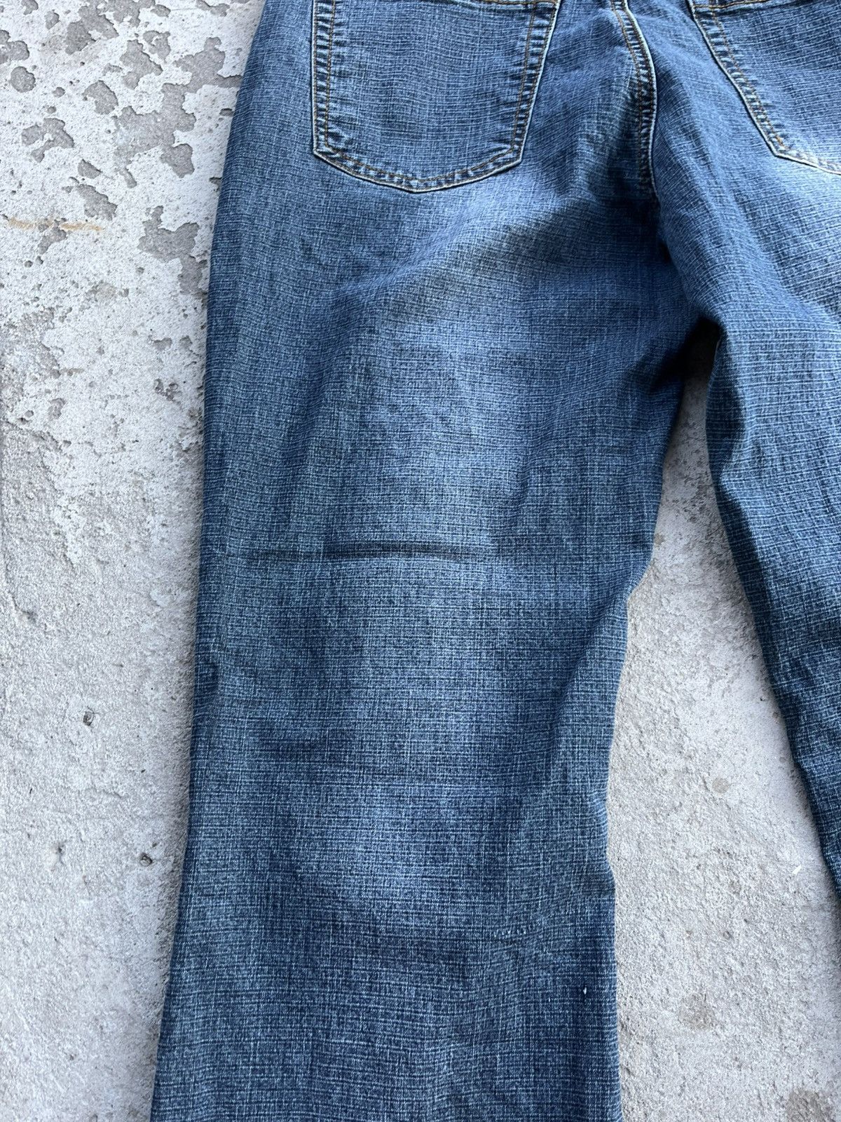 Hysteric Glamour × If Six Was Nine × Le Grande Bleu (L.G.B.) 90s Vintage Flared Boot Cut Faded Avant Gard Denim Jeans Y2k Size 30" / US 8 / IT 44 - 16 Thumbnail