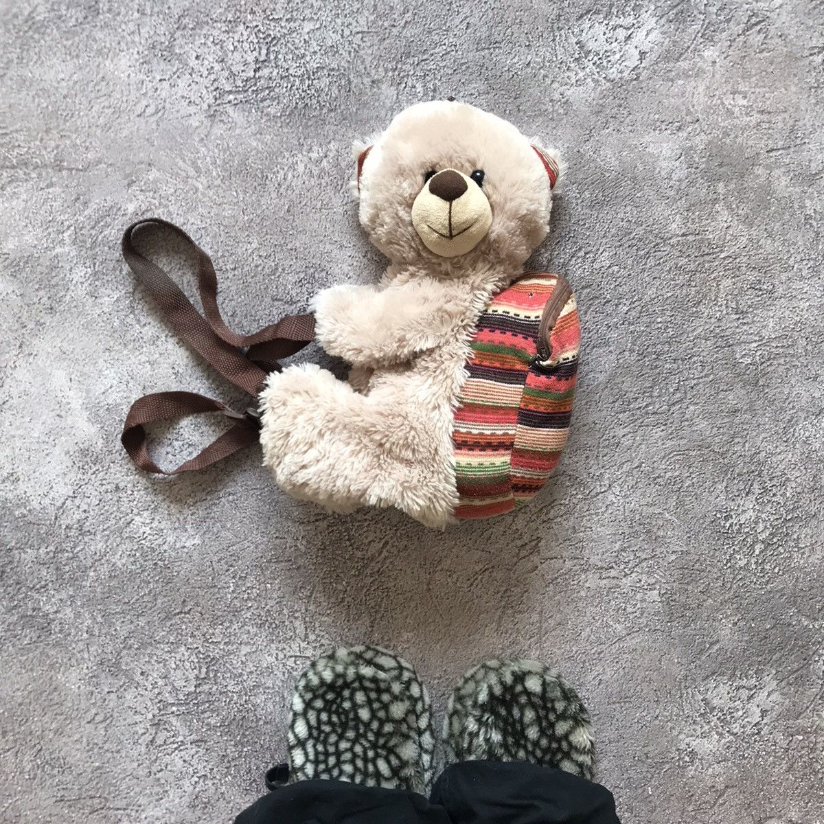 Vintage VINTAGE BEAR BAGGY BACKPACK TOY BALENCI STYLE STREETWEAR Y2K Size ONE SIZE - 1 Thumbnail