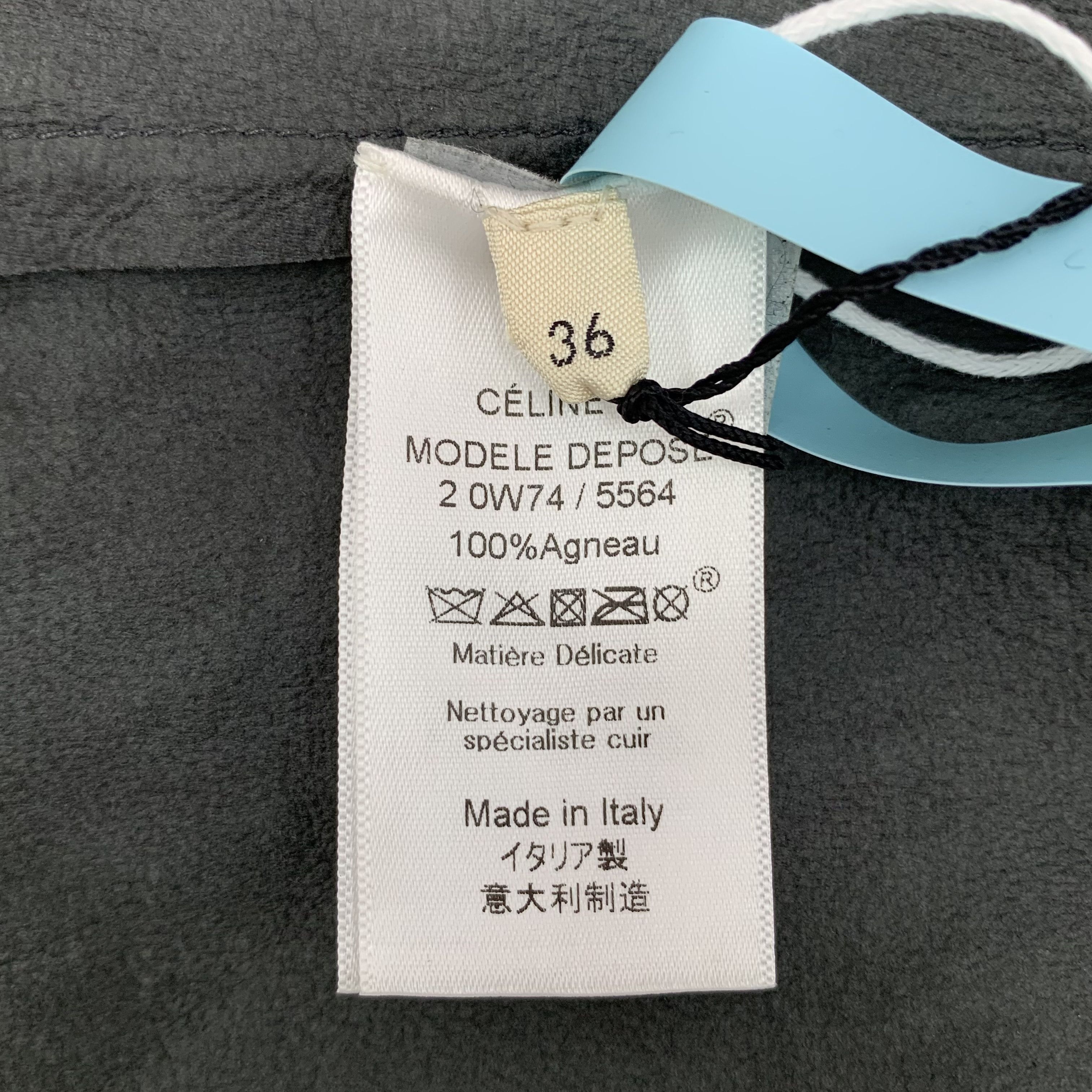 Celine Celine Colorblock Lambskin Leather Top (36) Size XS / US 0-2 / IT 36-38 - 8 Thumbnail