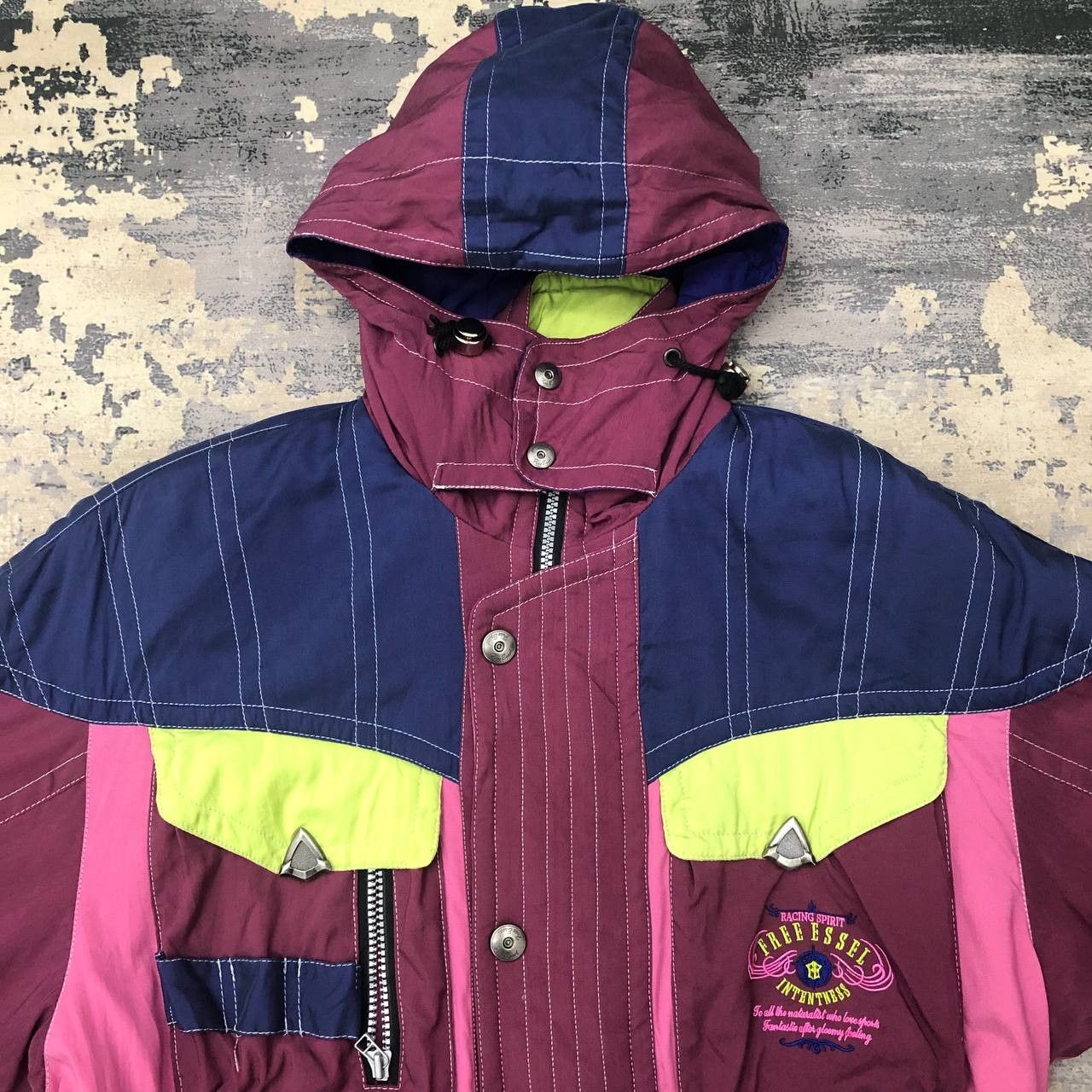 Japanese Brand Y603 SKI WEAR RACING SPIRIT FREE ESSEL INTENTNESS JACKET Size US XL / EU 56 / 4 - 5 Thumbnail