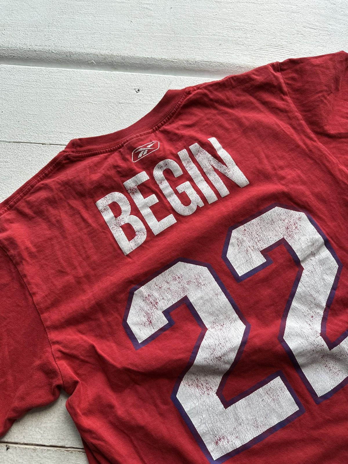 Vintage 🚨REEBOK MONTREAL CANADIES BEGIN 22 TEE HOCKEY NHL BIG LOGO Size US S / EU 44-46 / 1 - 8 Thumbnail