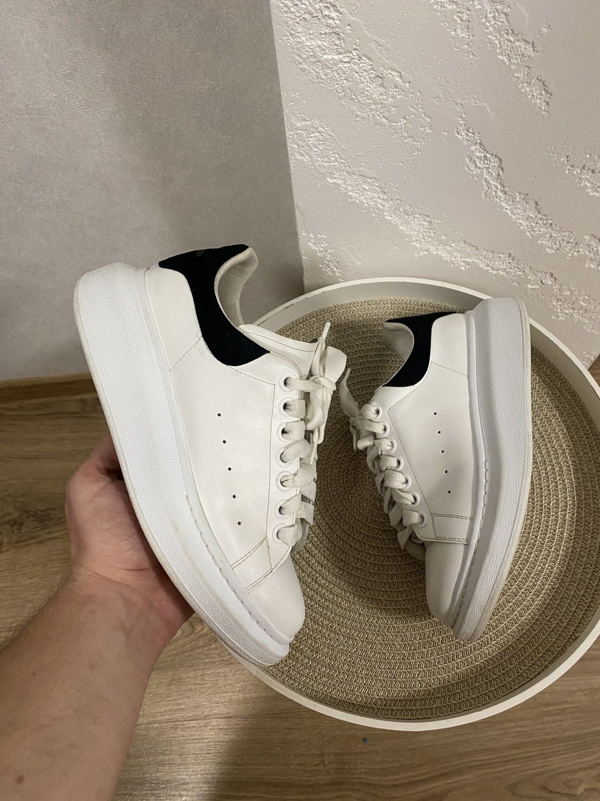 Alexander McQueen Alexander McQueen Oversized White Sneakers Size: 36 Size US 6 / IT 36 - 1 Thumbnail