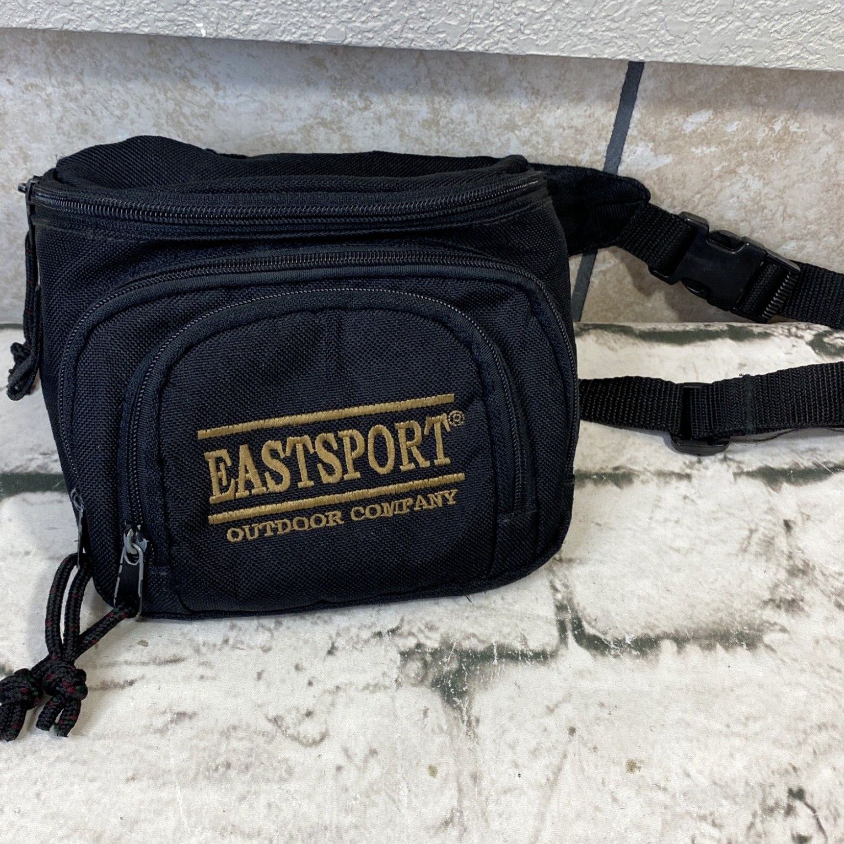 Vintage Black Back Waist Pouch Outdoor Accessory Storage Solution by Eastsport Company Grailed