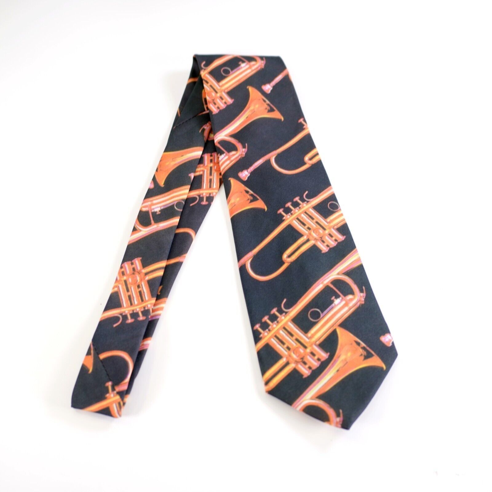 Ralph Marlin Vintage Ralph Marlin Light Black Orange Trumpeter Short Poly Size ONE SIZE - 7 Thumbnail