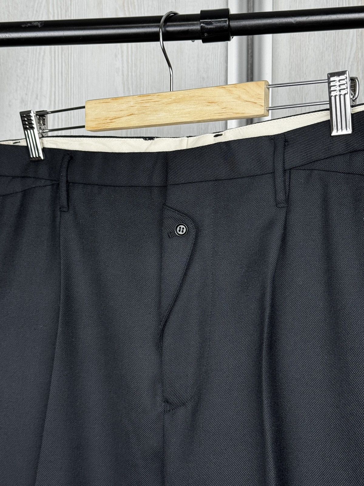 Diesel Diesel Black Wool blend classic unformal casual pants Size US 31 - 8 Thumbnail