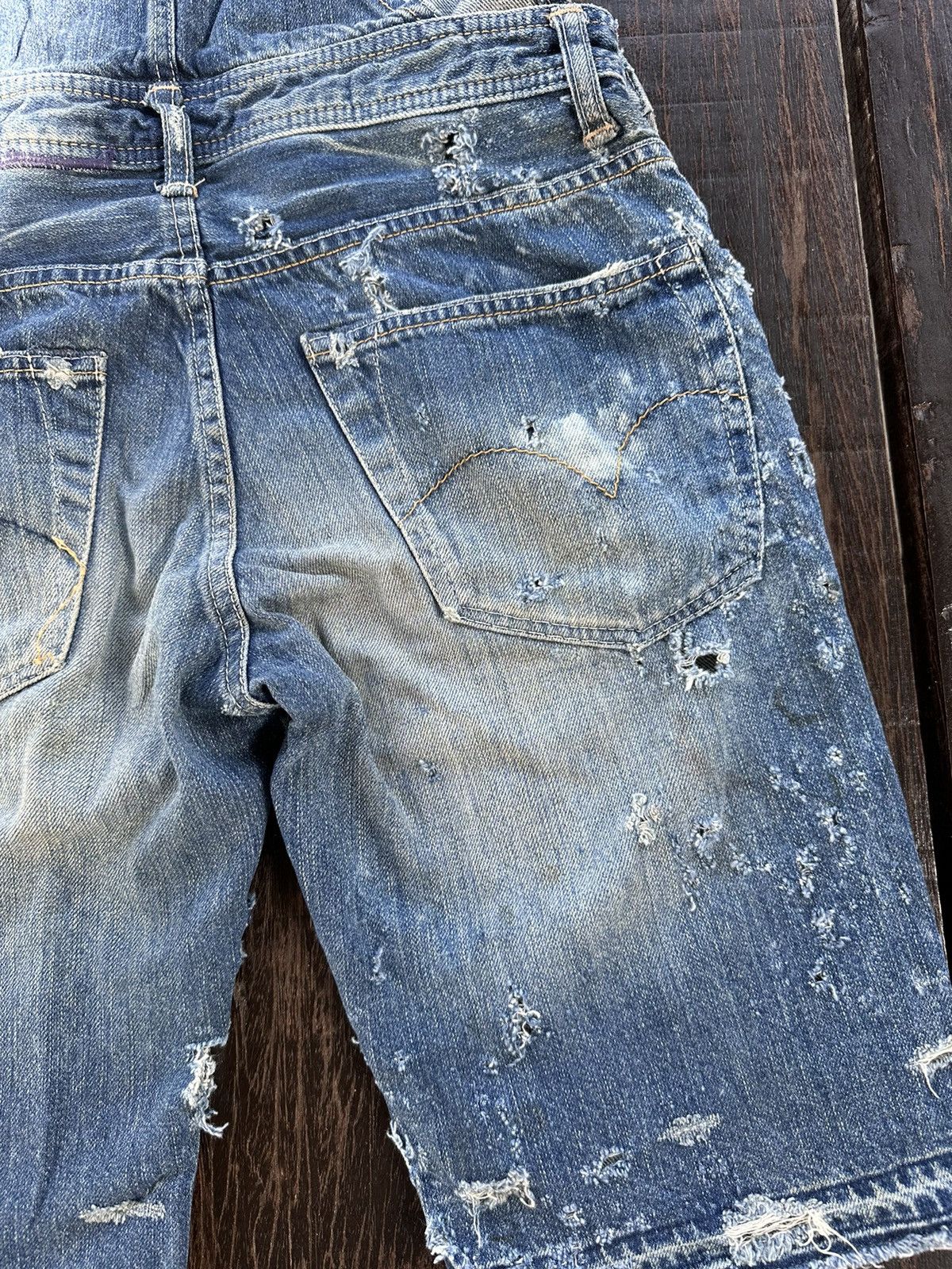 Hysteric Glamour × Vintage Vintage hysteric glamour overall short denim rare design Size 30" / US 8 / IT 44 - 19 Thumbnail