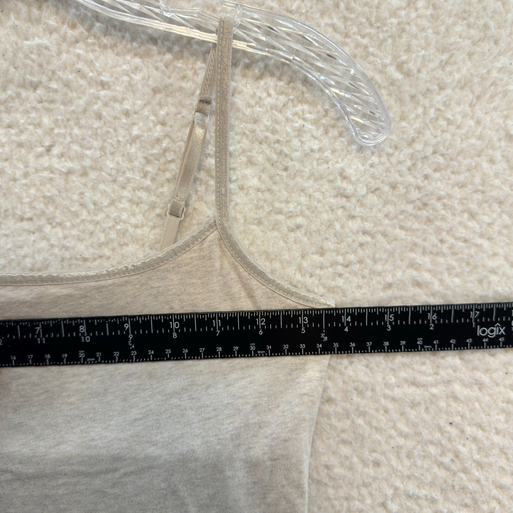 Vintage VINTAGE Y2K Camisole Tank Top SHIRT Small Beige Built-in-Bra Grunge Boho Fairy Womens Girls Mens (adjust as per applicable gender) Size S / US 4 / IT 40 - 5 Thumbnail