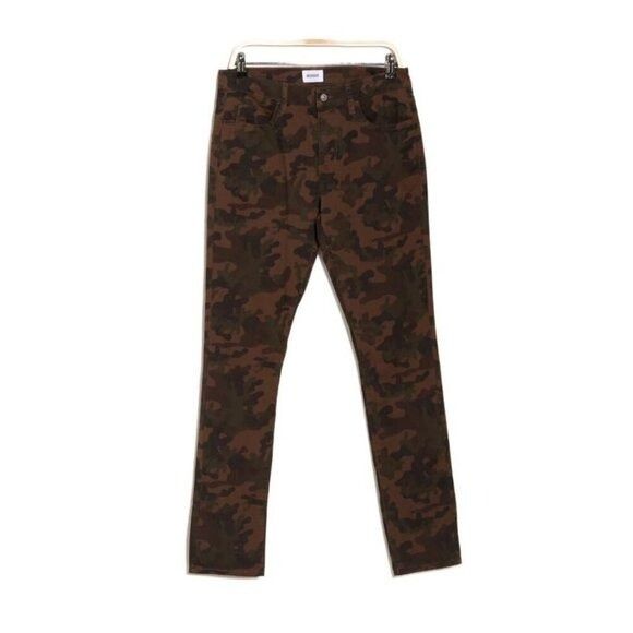 Hudson Hudson Mens Brown Ace Camo Print Mid Rise Skinny Jeans Sz 34 Size US 34 / EU 50 - 9 Thumbnail