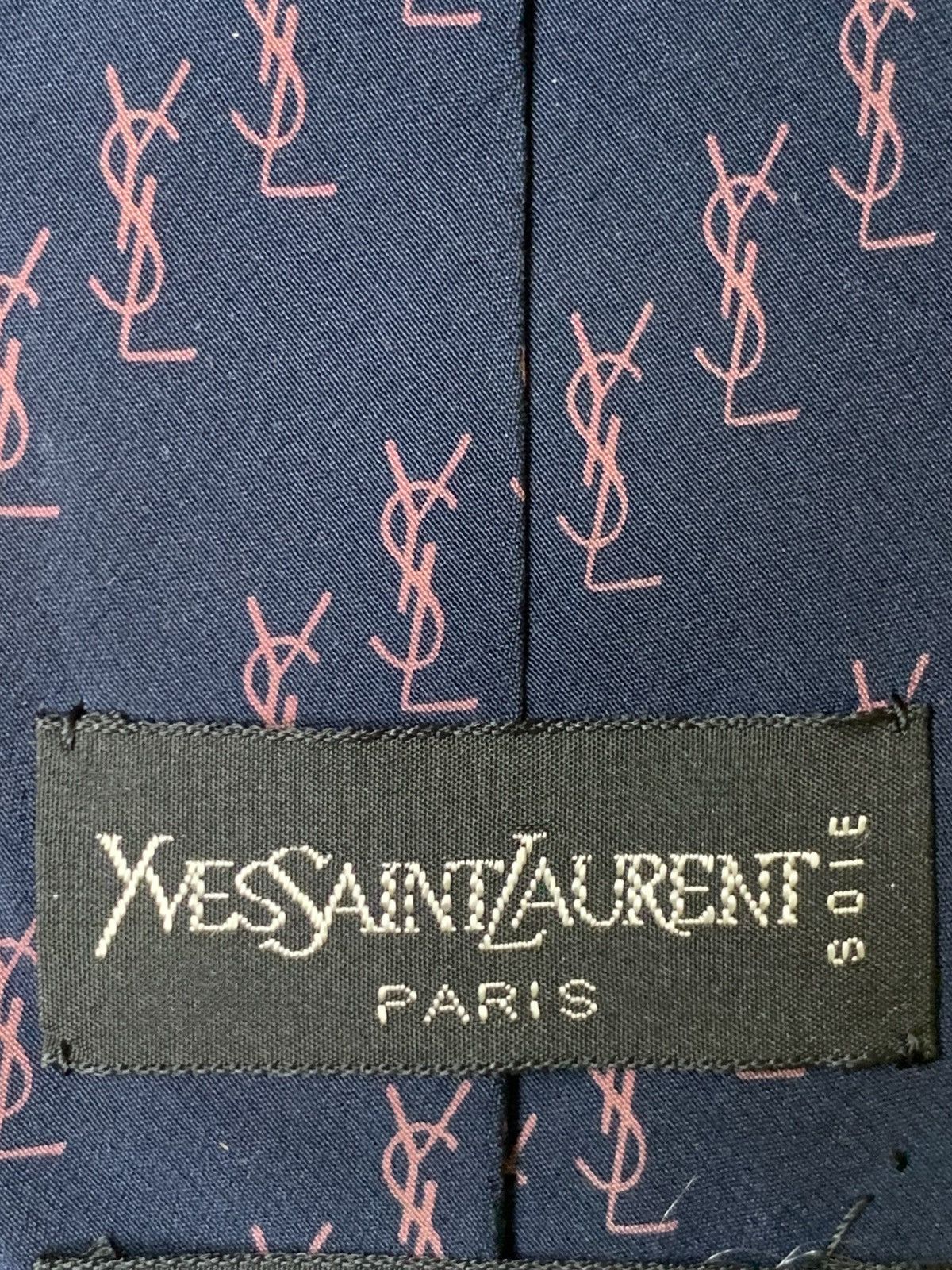 Designer × Vintage × Yves Saint Laurent Rare Design Vintage Yves Saint Laurent Ties Size ONE SIZE - 4 Thumbnail