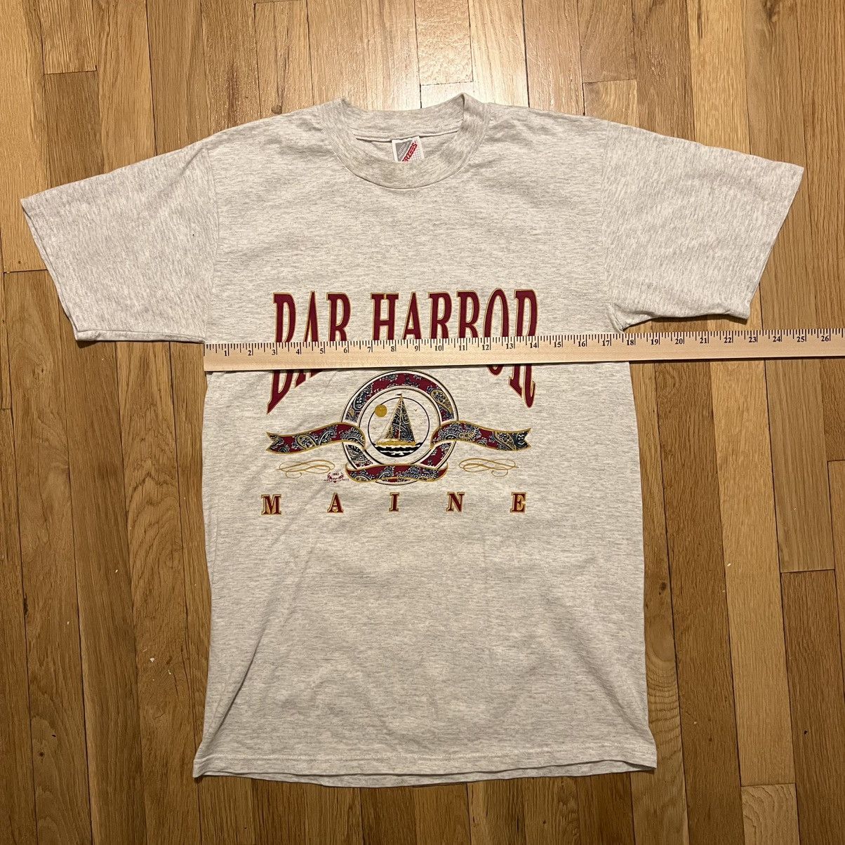 Jerzees Vintage Bar Harbor Maine Heather Gray Medium T Shirt Size US M / EU 48-50 / 2 - 4 Thumbnail