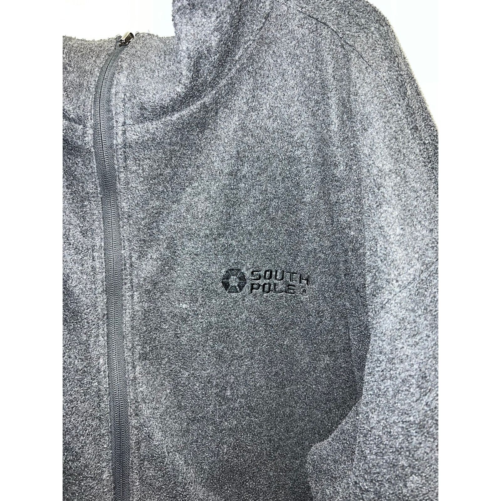 Vintage Southpole Reversible Jacket Gray Fleece Full Zip Y2K 2XL Size US XXL / EU 58 / 5 - 10 Thumbnail