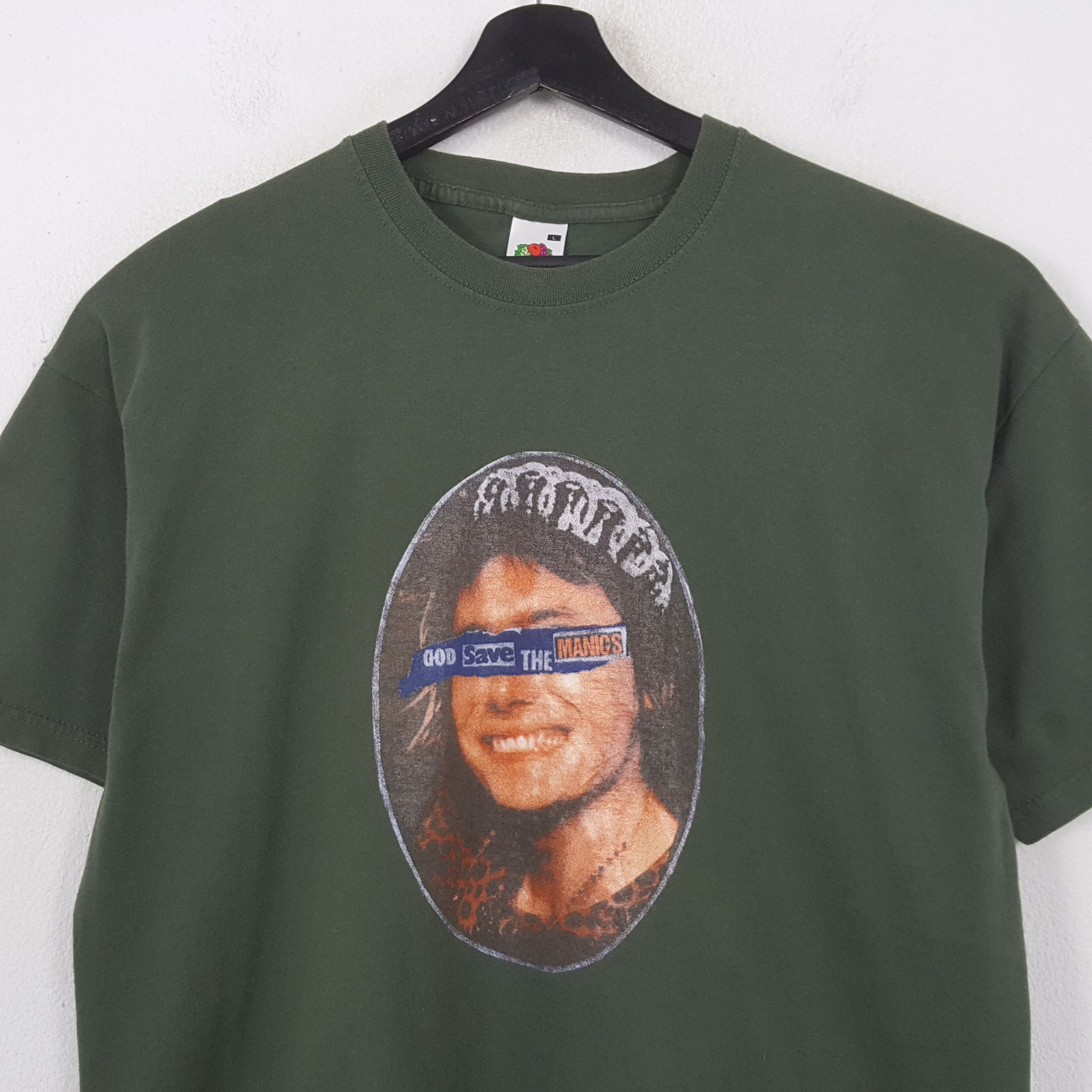 Vintage God Save The Manics Tshirt 32 Size US L / EU 52-54 / 3 - 2 Thumbnail