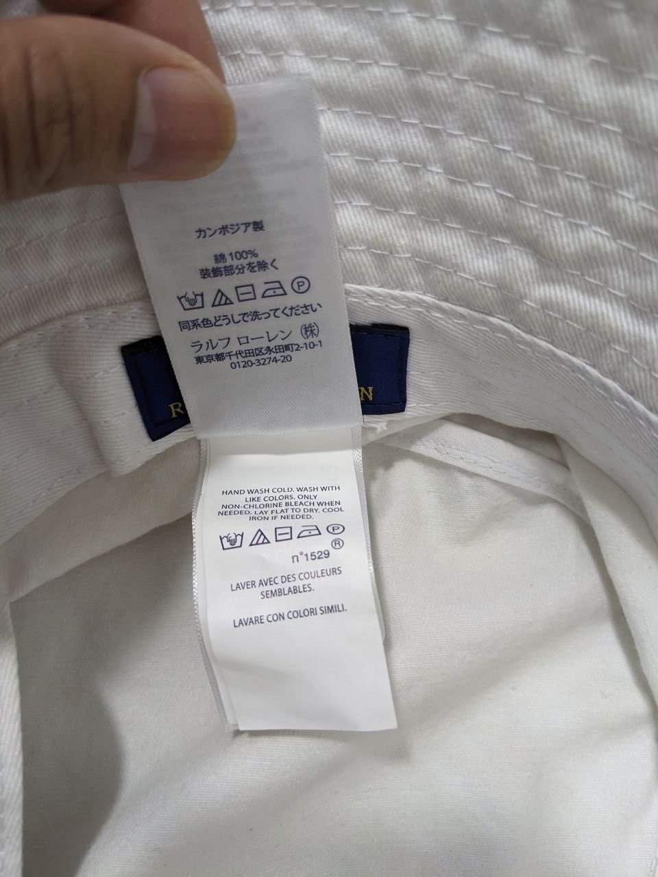 Polo Ralph Lauren VINTAGE POLO RALPH LAUREN ICONIC BEAR USA TWILL BUCKET HAT Size ONE SIZE - 8 Thumbnail