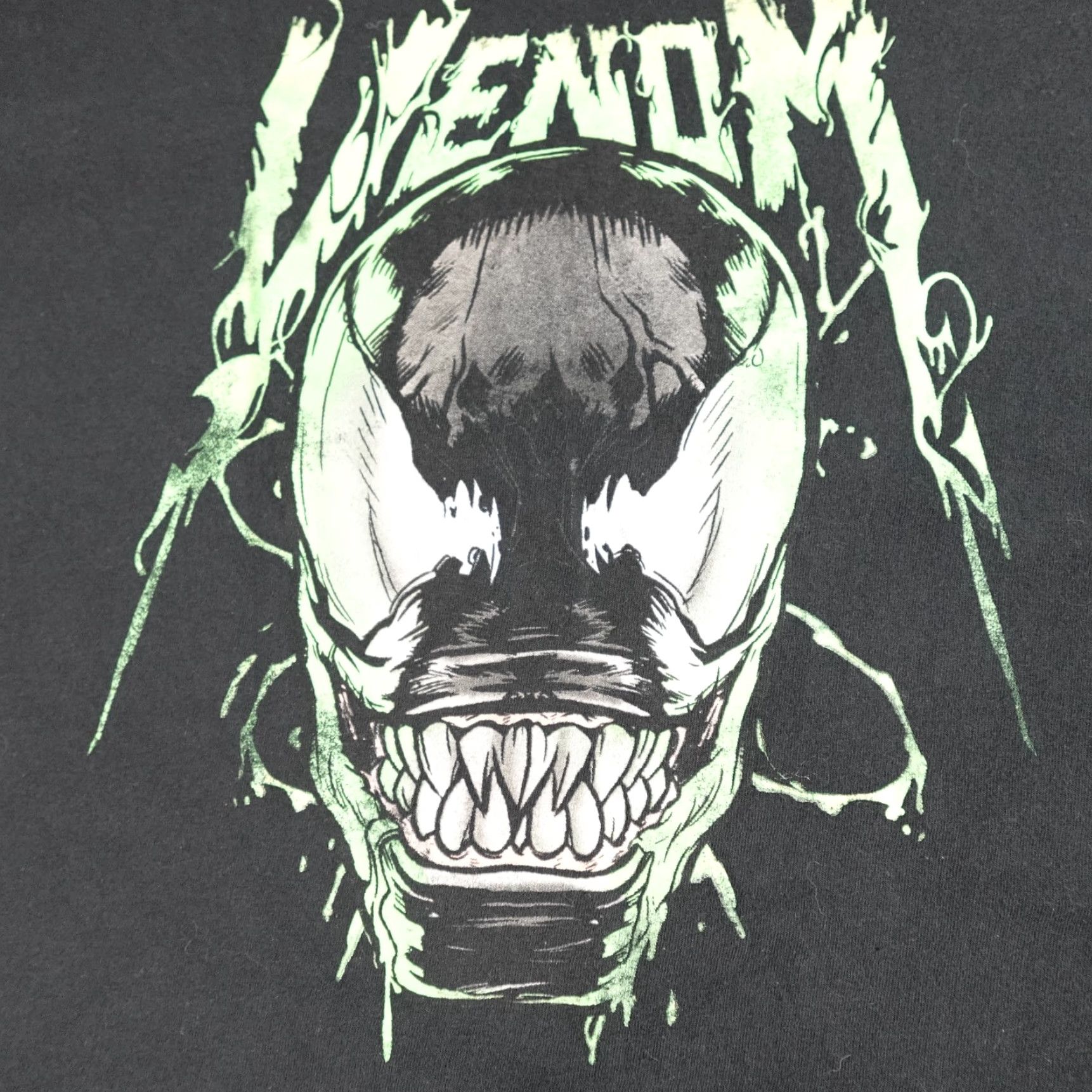 Vintage VINTAGE? No. (Note: Original title not vintage). Venom Marvel Shirt 3X Black Cotton T-Shirt Men XS? Size US XXL / EU 58 / 5 - 2 Thumbnail