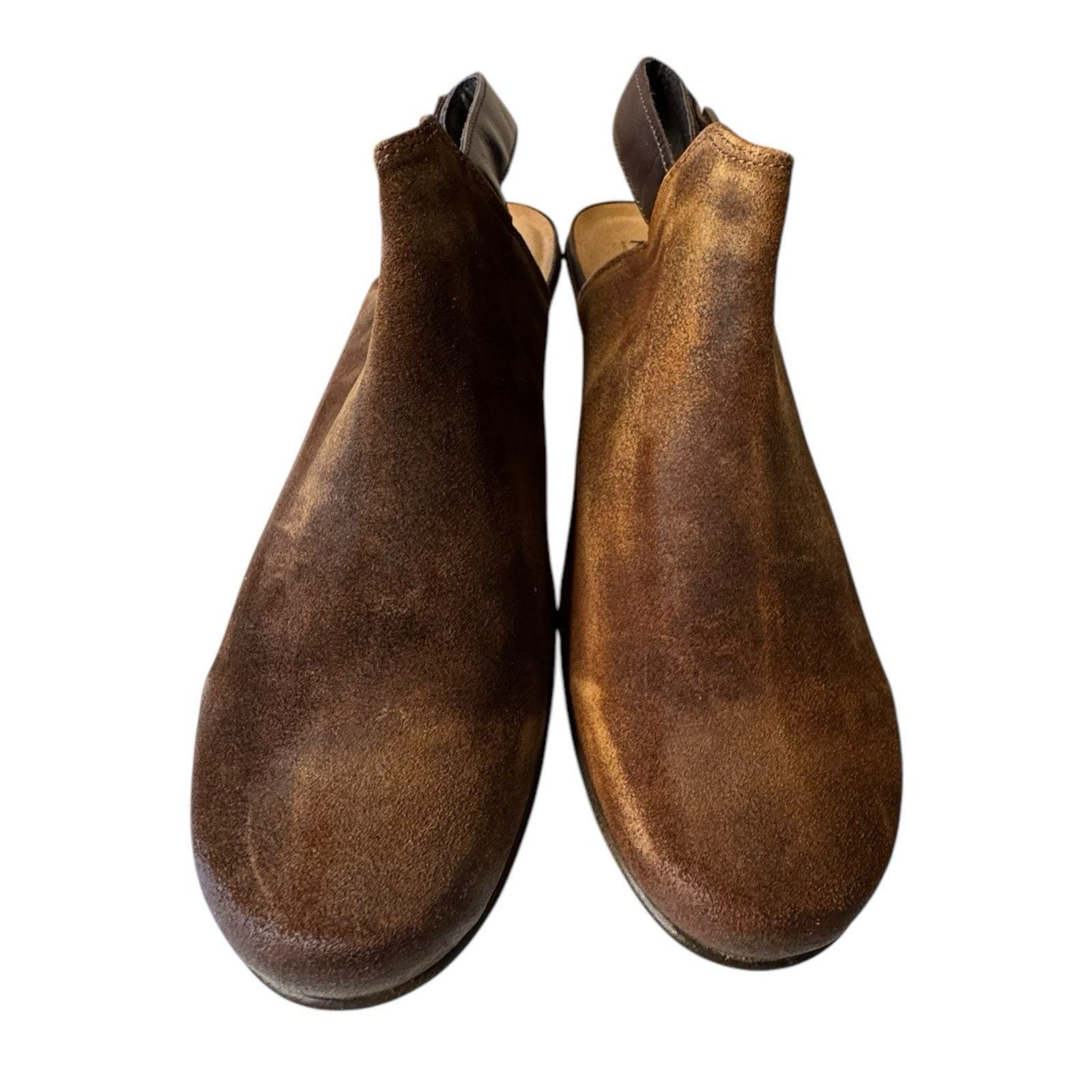Other Naot NEW Upgrade Brown Suede Slingback Clogs Distressed Size US 11 / IT 41 - 1 Thumbnail