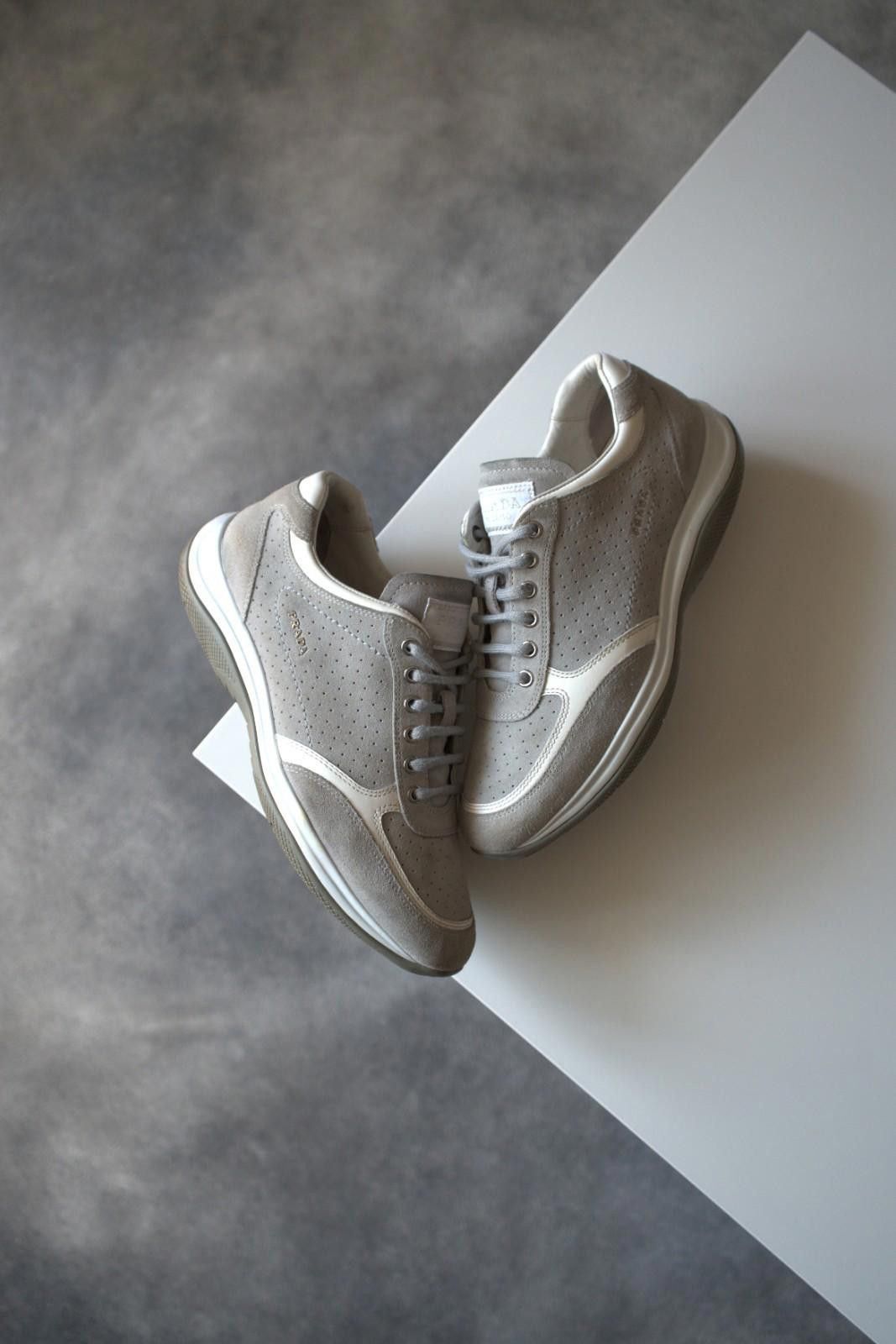 Prada 2005 Prada Suede Low Top Sneakers Women Size 8.5 Size US 8.5 / IT 38.5 - 3 Thumbnail
