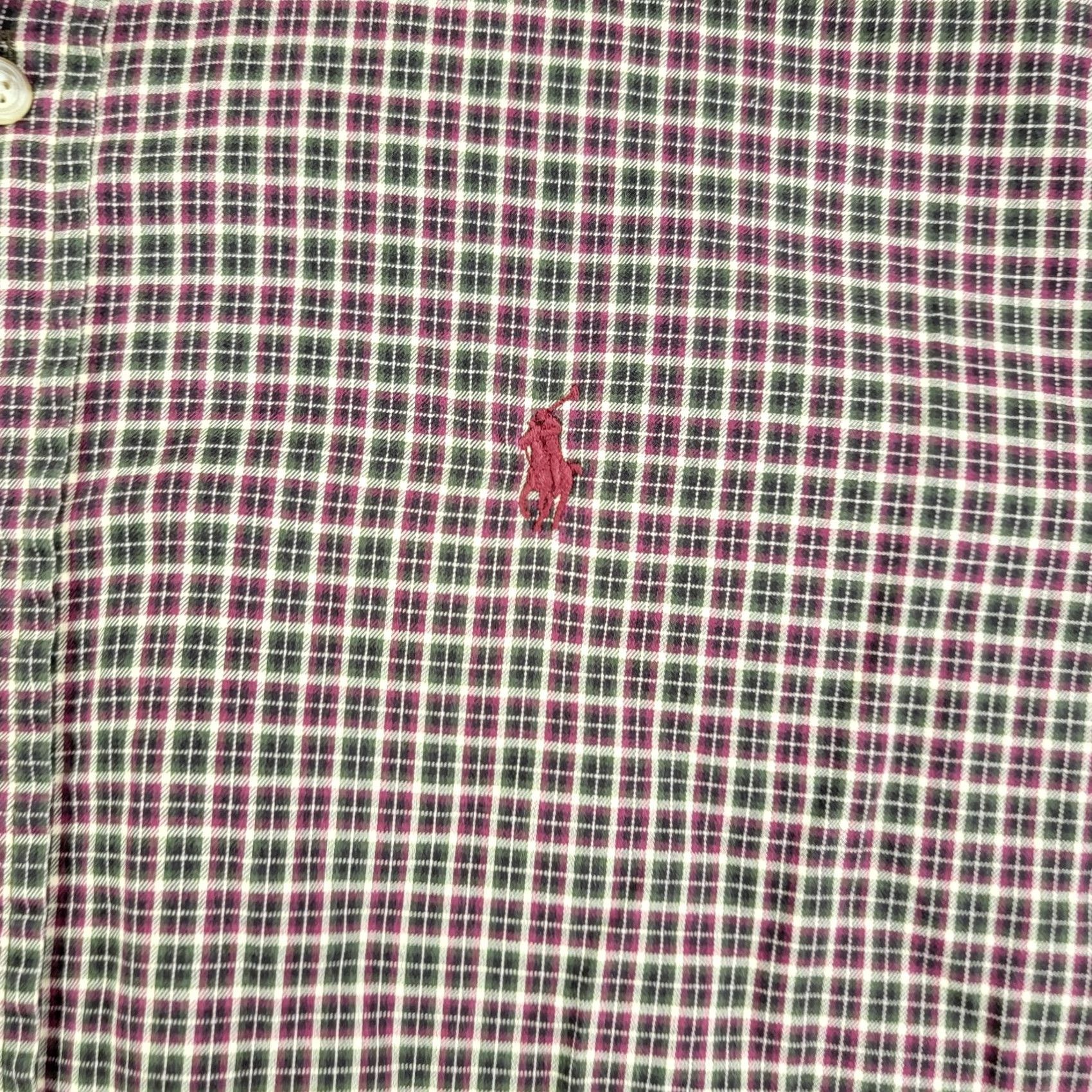 Ralph Lauren Ralph Lauren Men’s Medium Classic Fit Red Plaid Long Sleeve Button Down casual Shirt Size US M / EU 48-50 / 2 - 2 Thumbnail