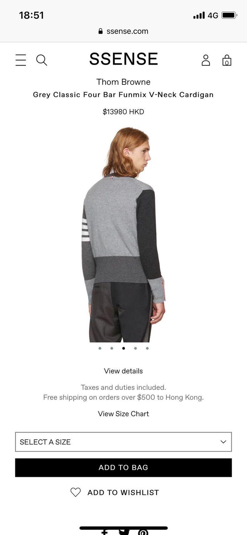Thom Browne Thom Browne Colorful cashmere sweater Size US XL / EU 56 / 4 - 5 Thumbnail