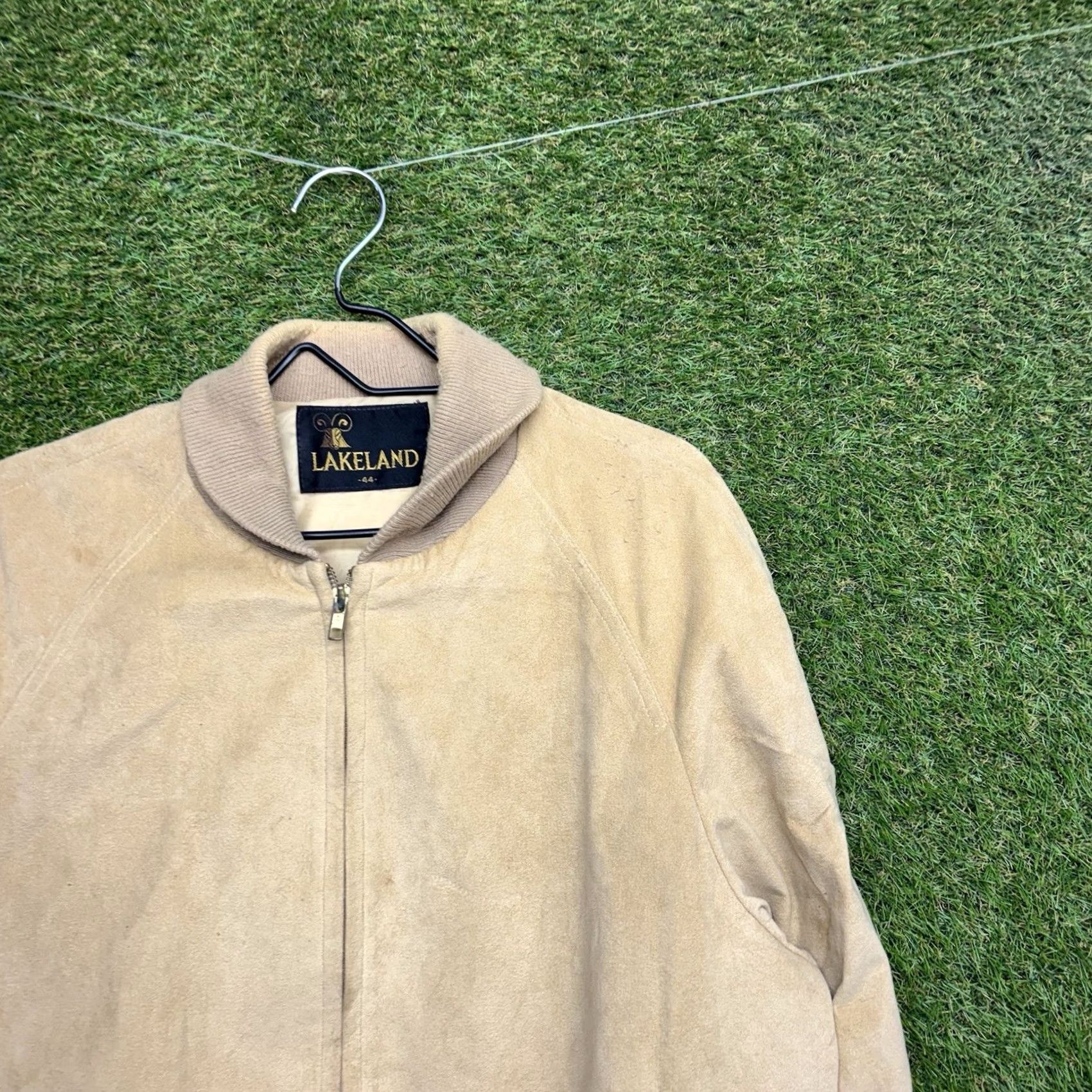 Vintage Lakeland Western Jacket Mens 44 Large Vintage Suede Zip Up Bomber 80s 90s Jacket Size US S / EU 44-46 / 1 - 5 Thumbnail