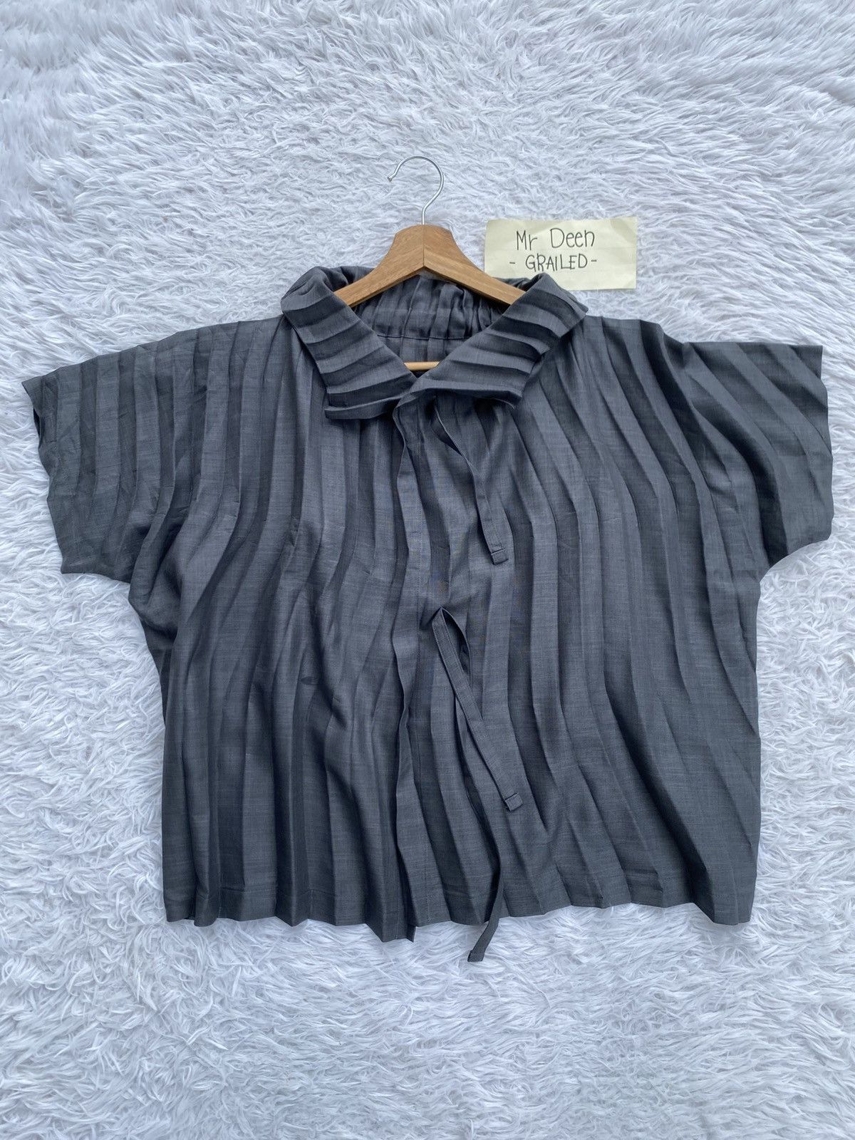 Issey Miyake Rare Issey Miyake IM Pleated Blouse Size M / US 6-8 / IT 42-44 - 1 Thumbnail