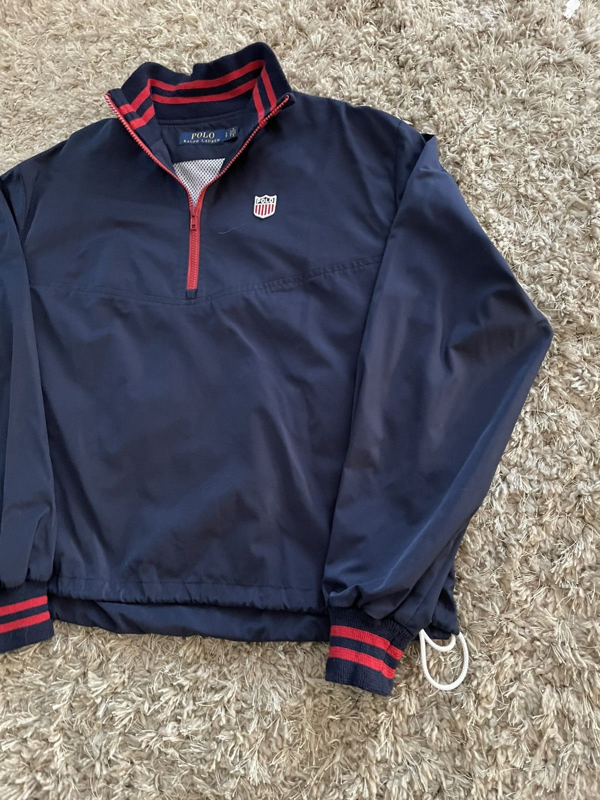Polo Ralph Lauren Navy Polo Ralph Lauren Rowing 1/4 Zip Size US S / EU 44-46 / 1 - 3 Thumbnail