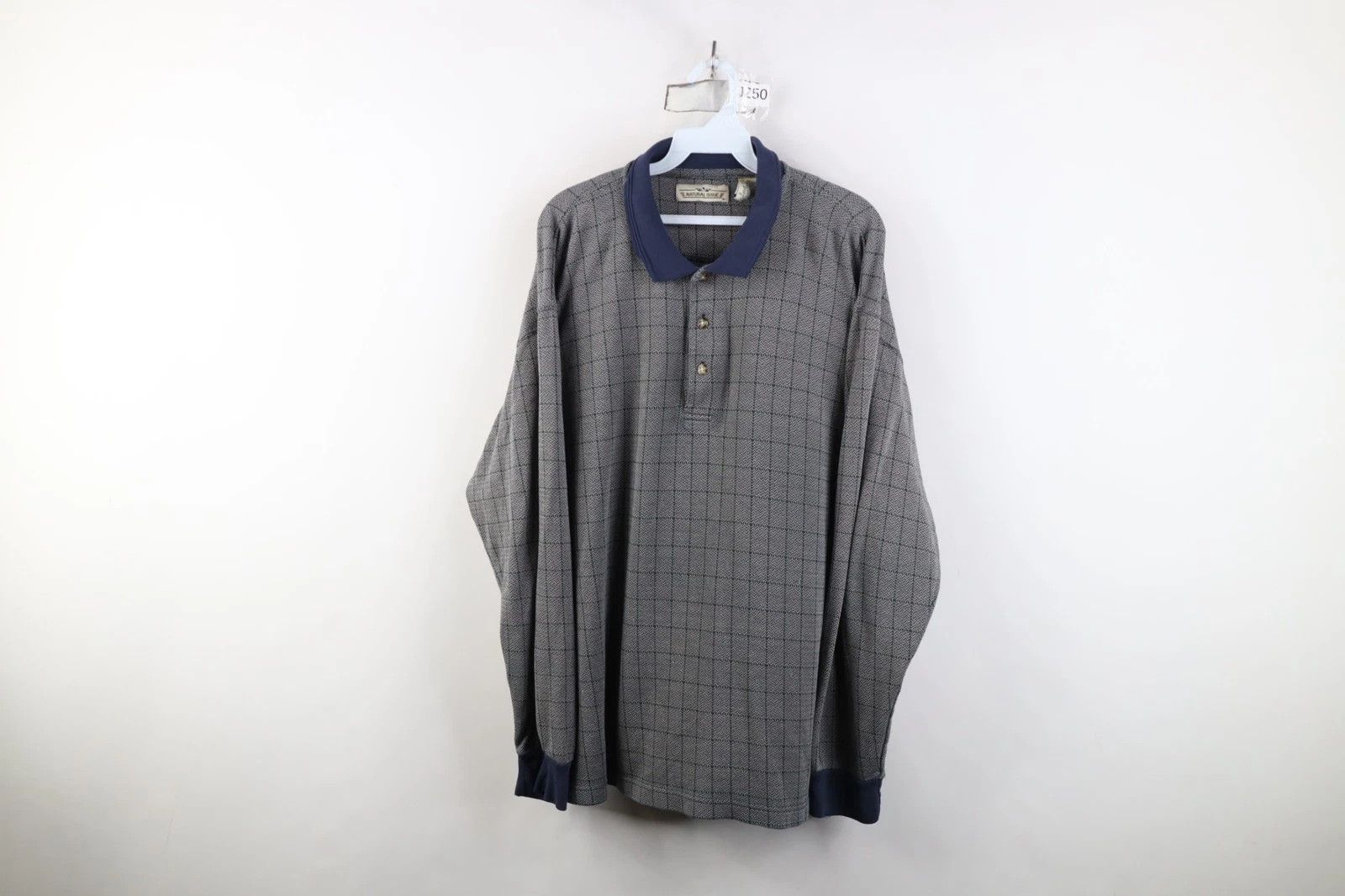 Vintage Vintage 90s Streetwear Knit Long Sleeve Rugby Polo Shirt Size US XXL / EU 58 / 5 - 1 Thumbnail