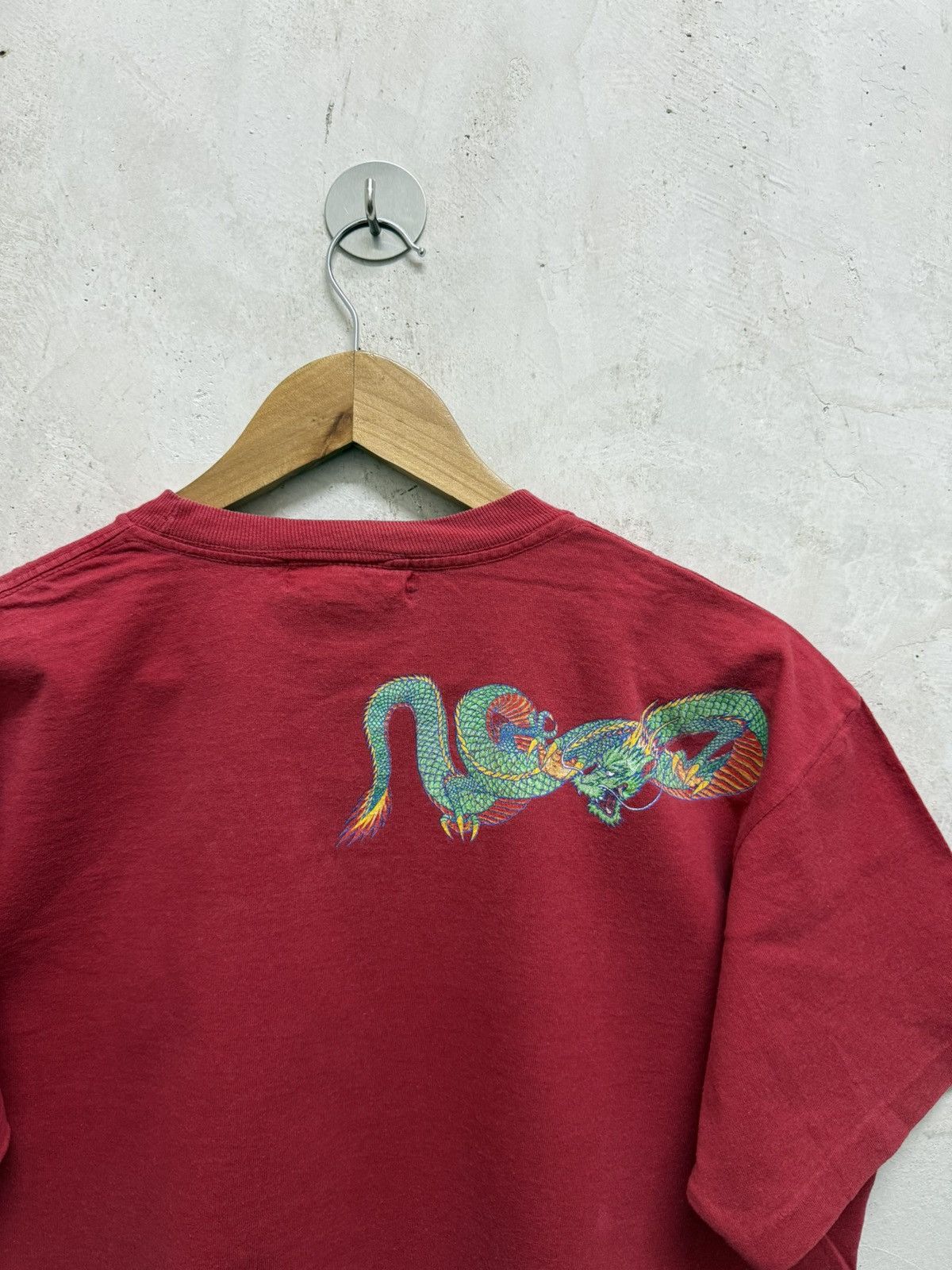 Vintage Vintage 90’s Hotei Dragon Graphics Skateboards Tees Size US L / EU 52-54 / 3 - 2 Thumbnail