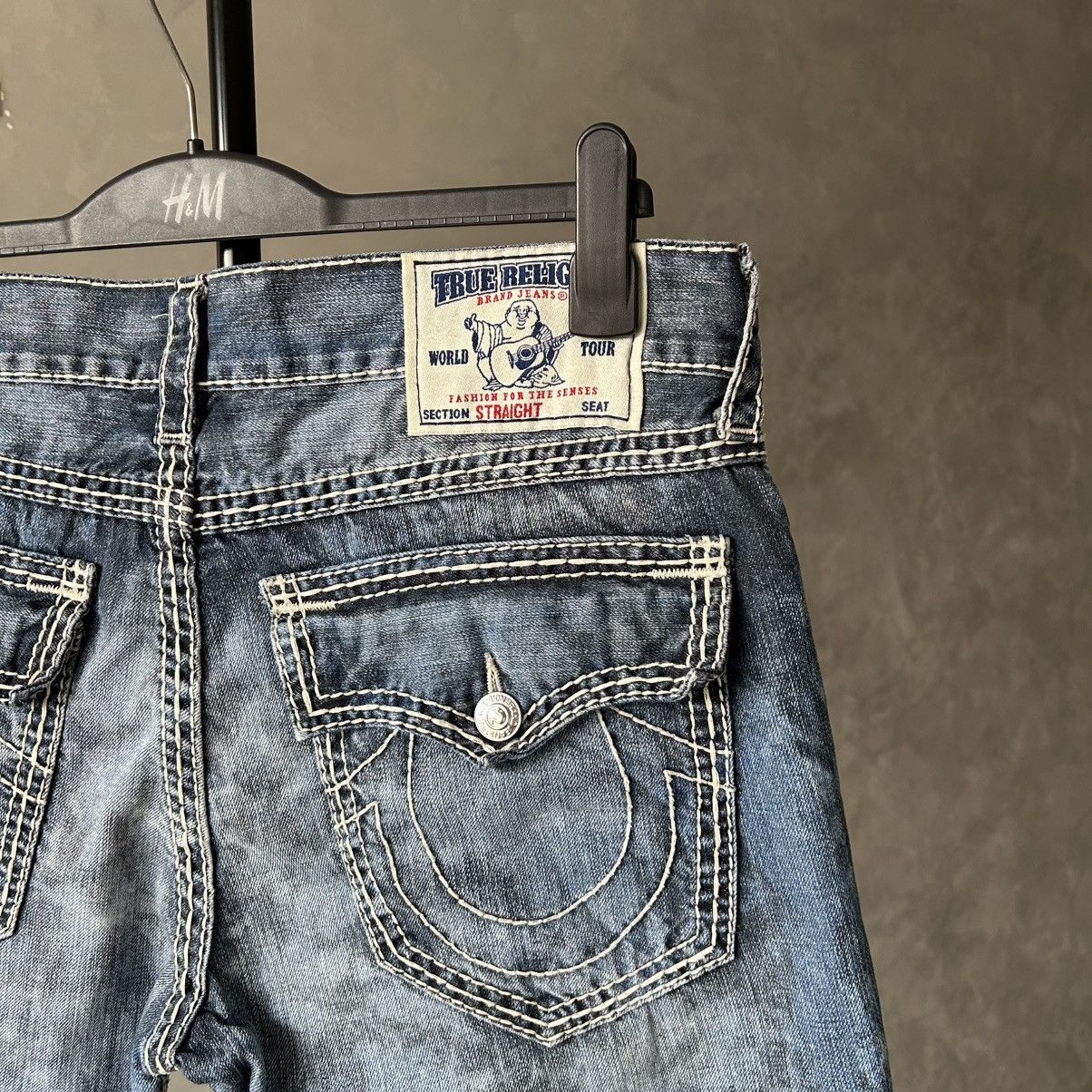 True Religion Y2K True Religion Acid Big T Jeans Size US 36 / EU 52 - 4 Thumbnail