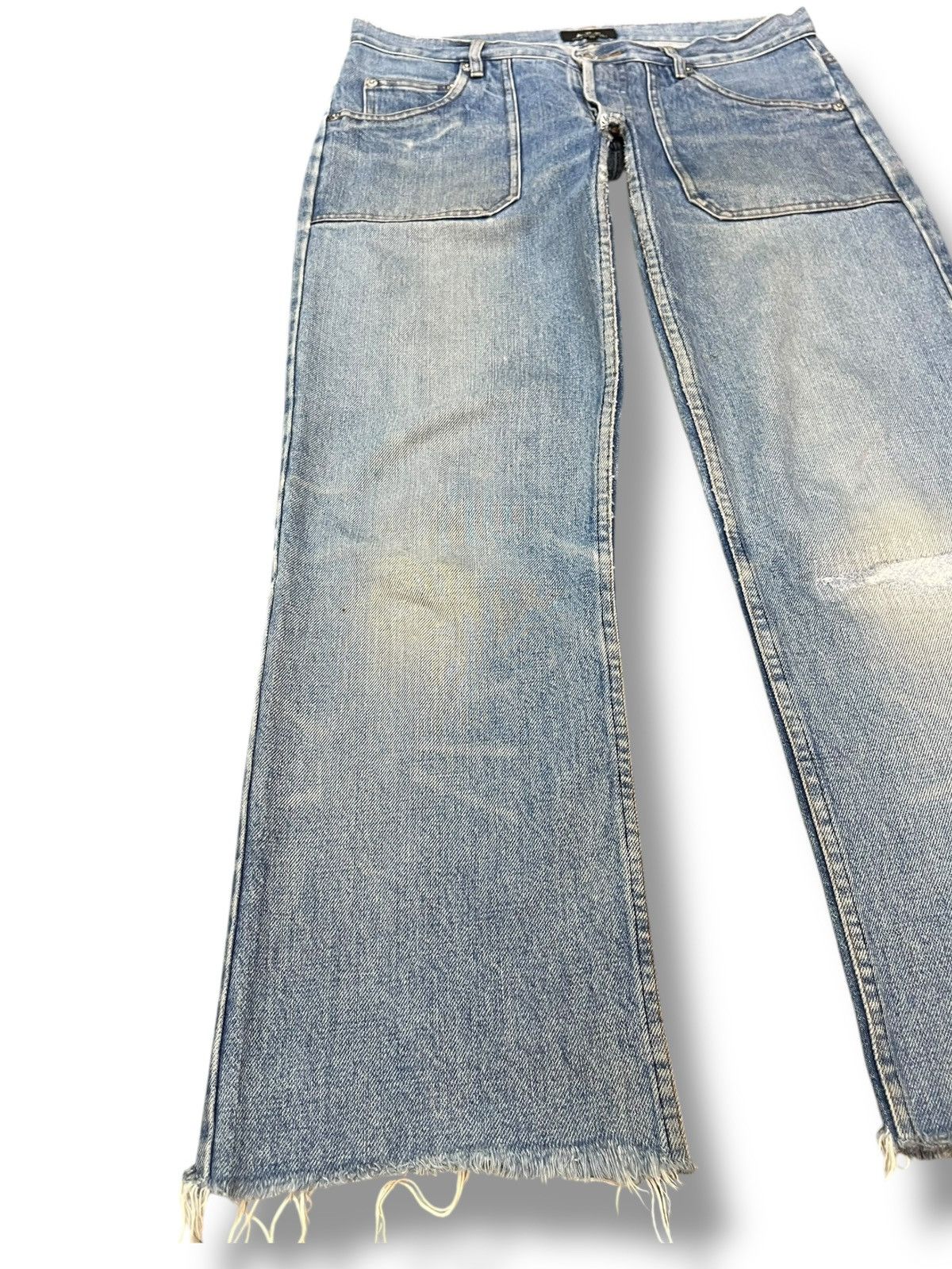 A.P.C. × Vintage Vintage A.P.C Cropped Faded Bush Pants Denim Size US 31 - 3 Thumbnail