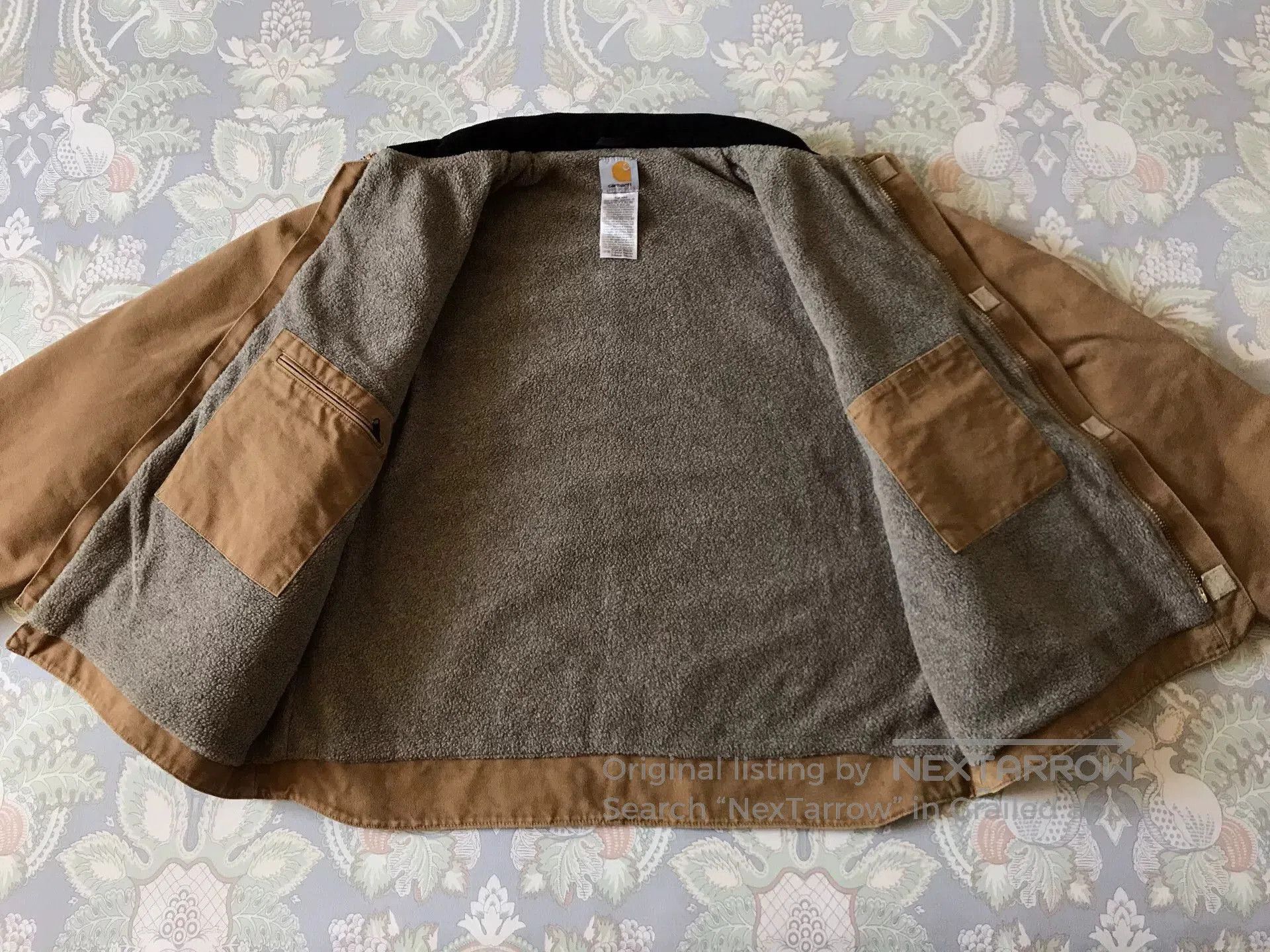 Carhartt Carhartt J164 Washed Canvas Work Jacket. Size US XL / EU 56 / 4 - 3 Thumbnail