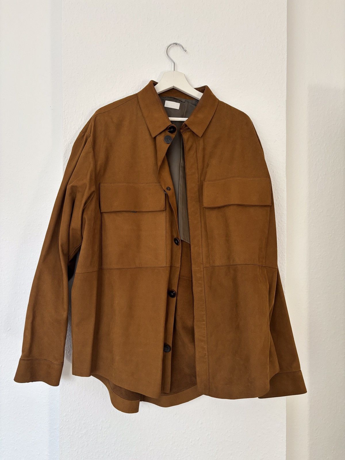 Ermenegildo Zegna × Fear of God Fear of God Zegna Nubuk Overshirt Size US M / EU 48-50 / 2 - 1 Thumbnail