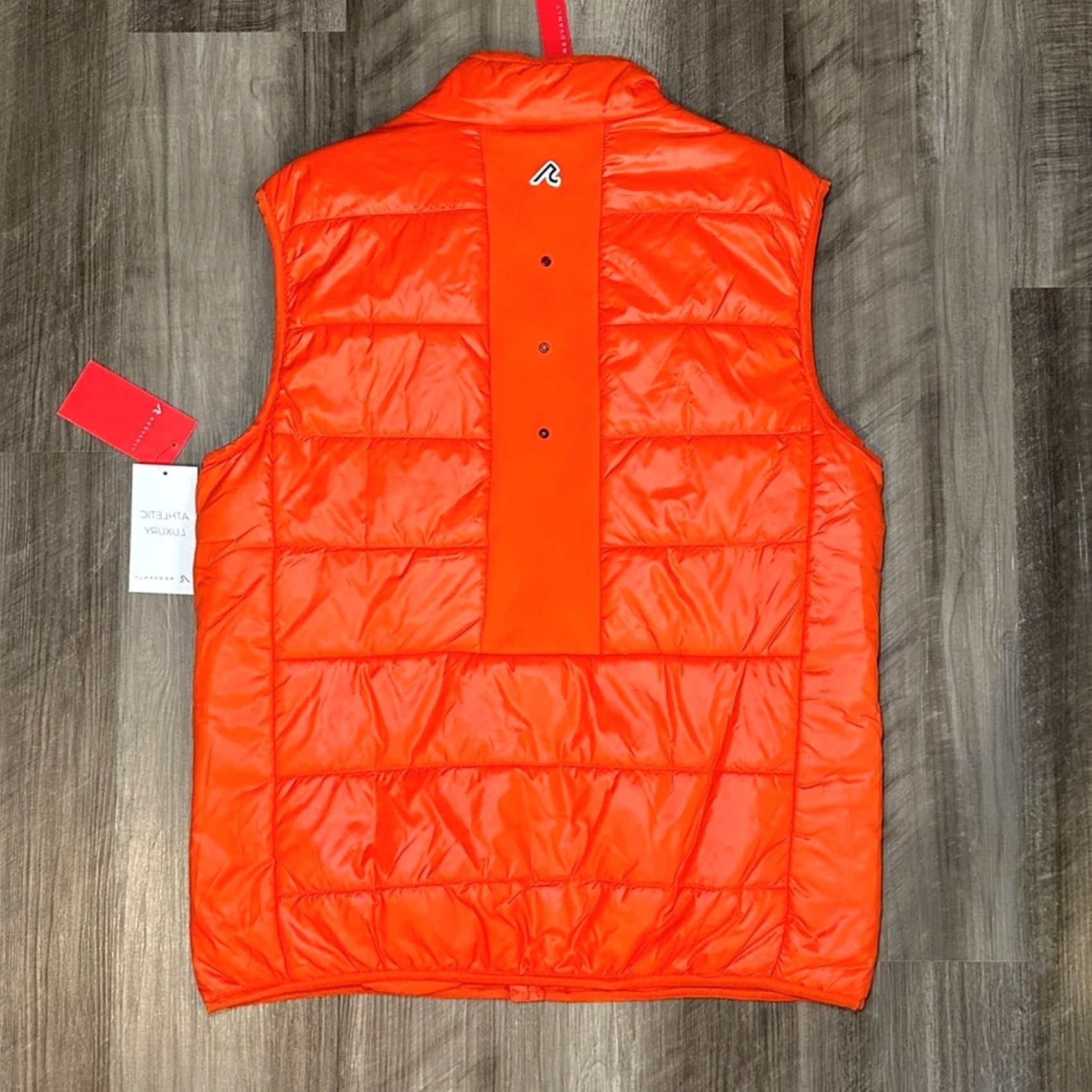 X-LARGE Vermilion Orange Redvanly Puffer Vest Golf Size US L / EU 52-54 / 3 - 2 Thumbnail