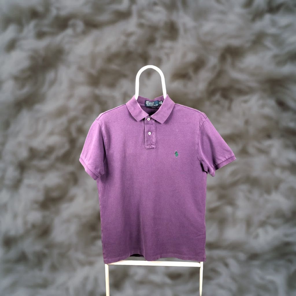 Ralph Lauren Ralph Lauren Polo Shirt Size M Purple Cotton Slim Fit Men's Size US M / EU 48-50 / 2 - 1 Thumbnail