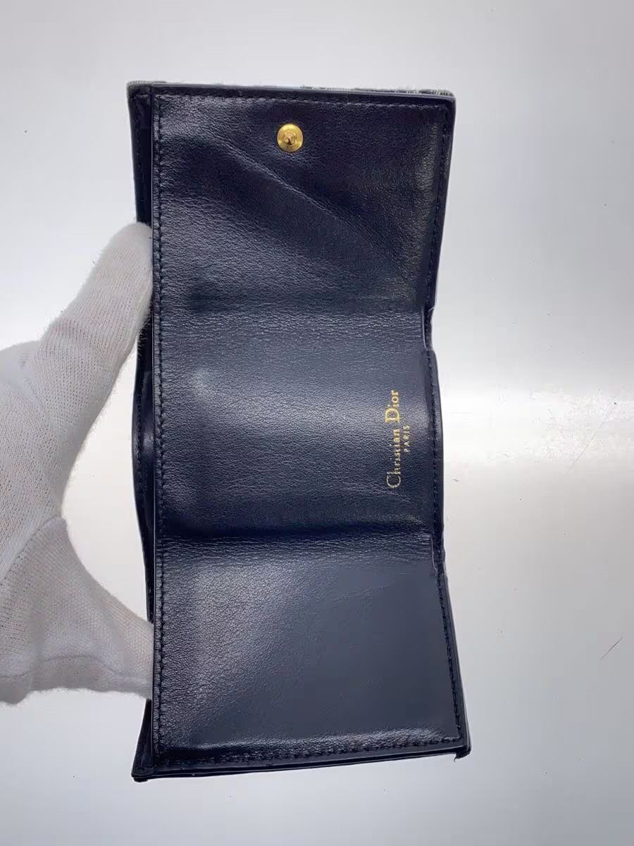 Dior Dior Monogram Bi-Fold Wallet Navy Size ONE SIZE - 4 Thumbnail