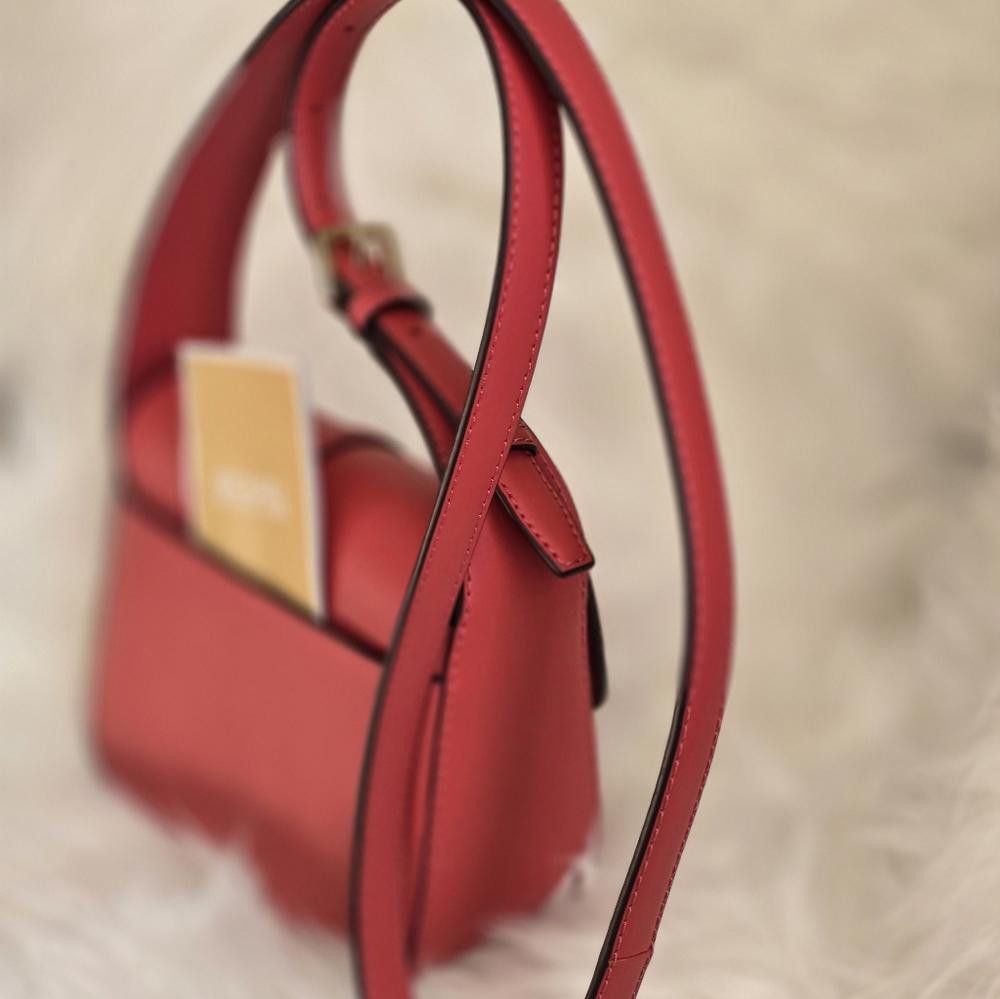 Michael Kors Michael Kors Lyra Small Flap Crossbody Leather Handbag Size ONE SIZE - 4 Thumbnail