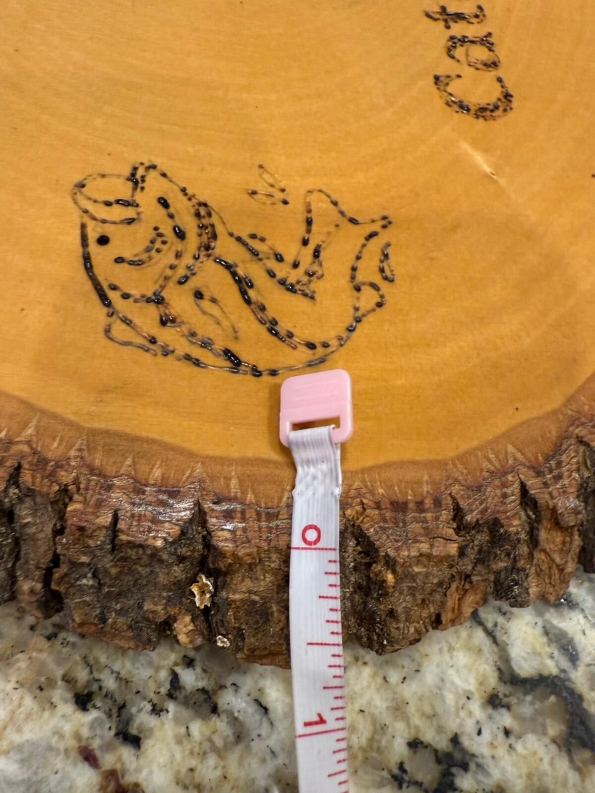Other Fisherman natural wooden oval engraved plaque bark trim Size ONE SIZE - 5 Thumbnail