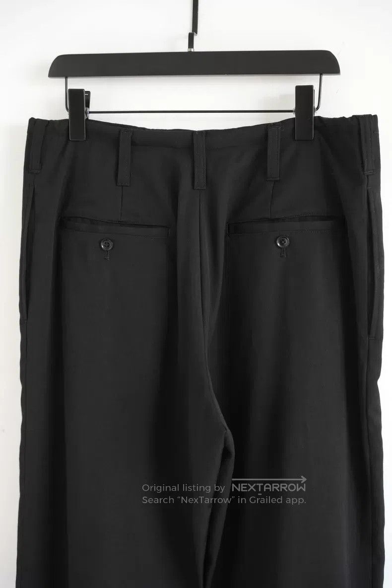 Yohji Yamamoto Yohji Yamamoto size 1 17aw tailored drawstring wool pants Size US 28 / EU 44 - 4 Thumbnail