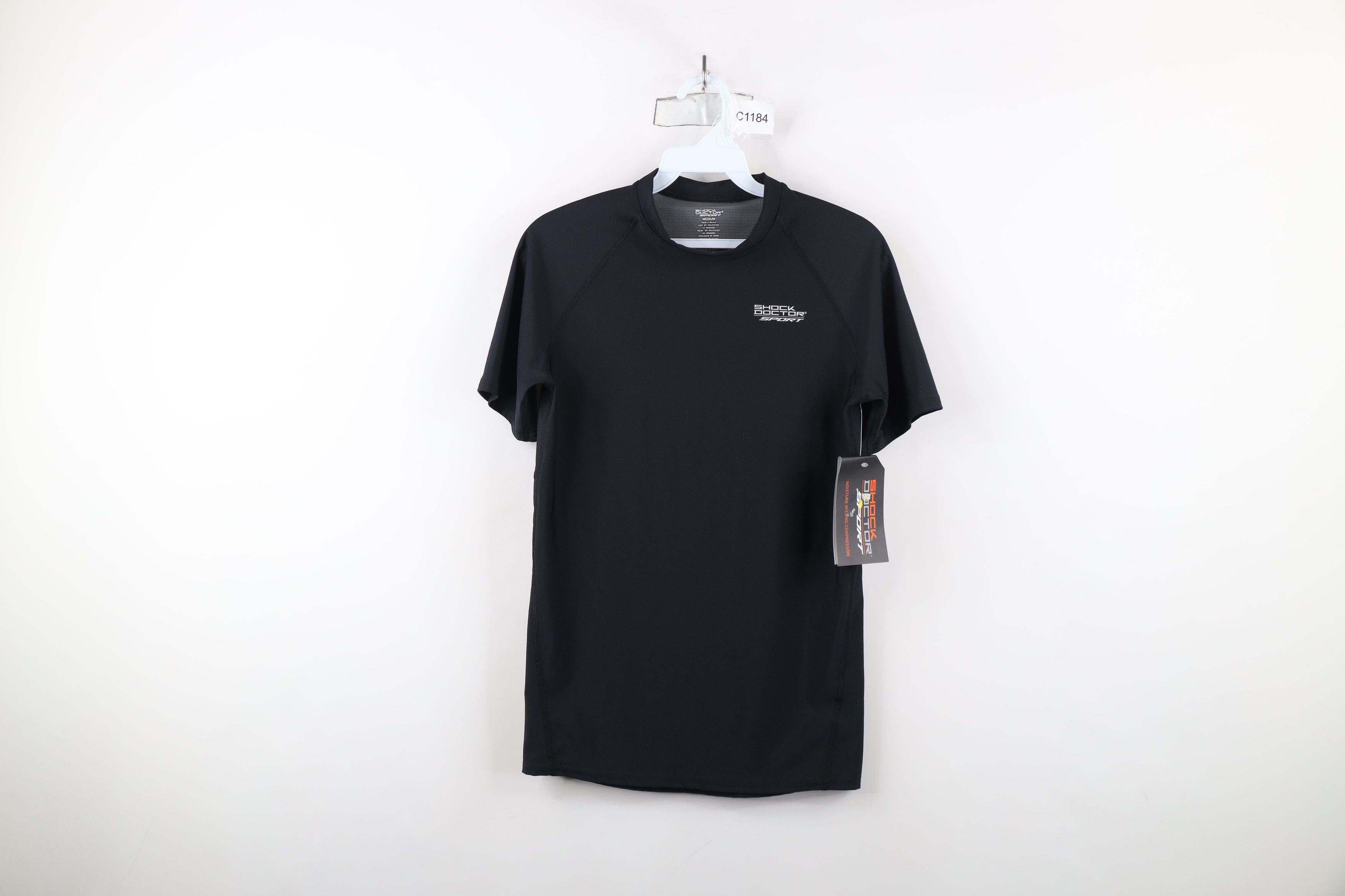 Vintage New Shock Doctor Sport Vented Gym Training T-Shirt Black Size US M / EU 48-50 / 2 - 1 Thumbnail