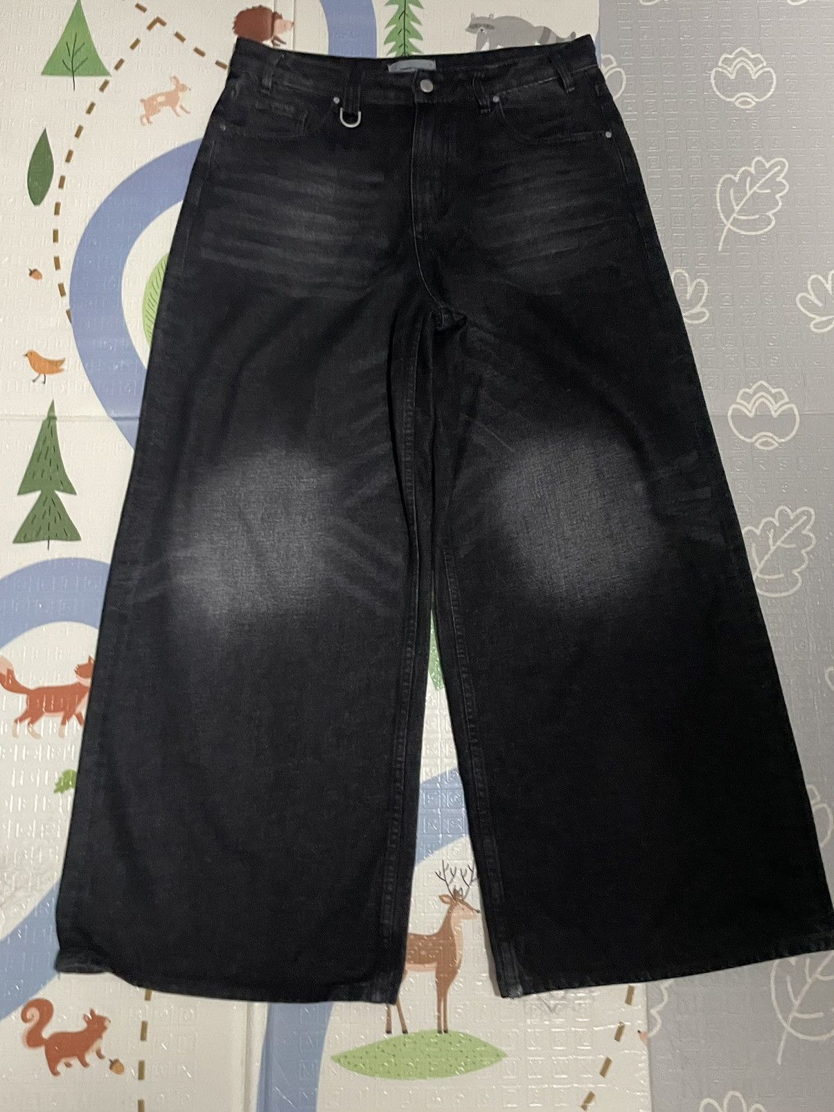 image of Really Baggy Black Korean Denim, Men's (Size 32)