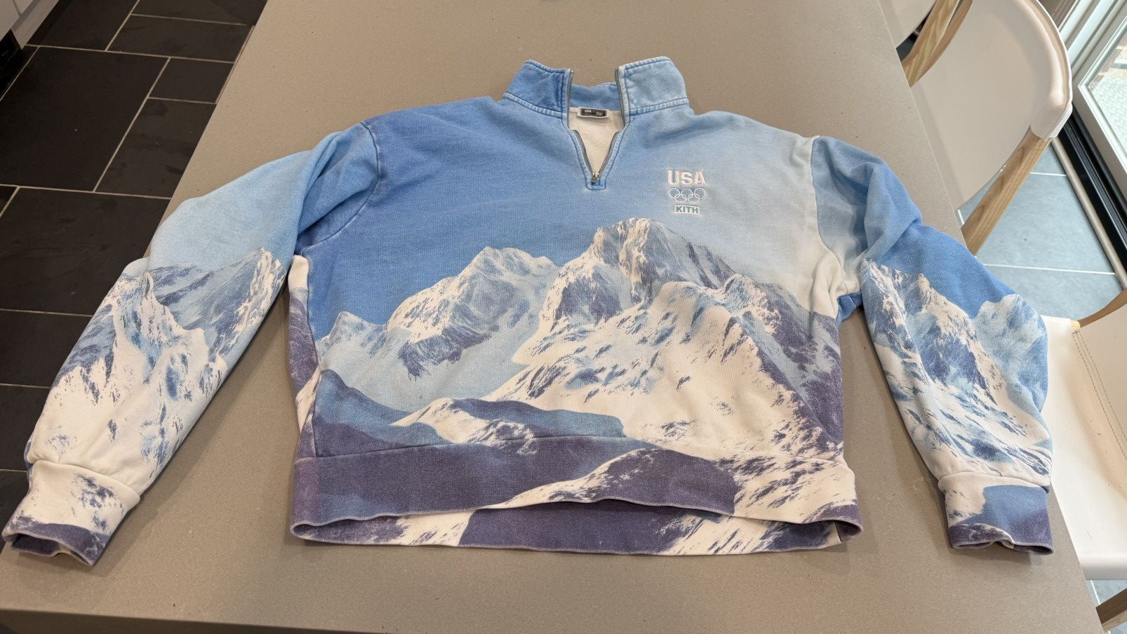 Kith Kith for Team USA Summit Winter Mountain Quarter Zip Size US L / EU 52-54 / 3 - 1 Thumbnail