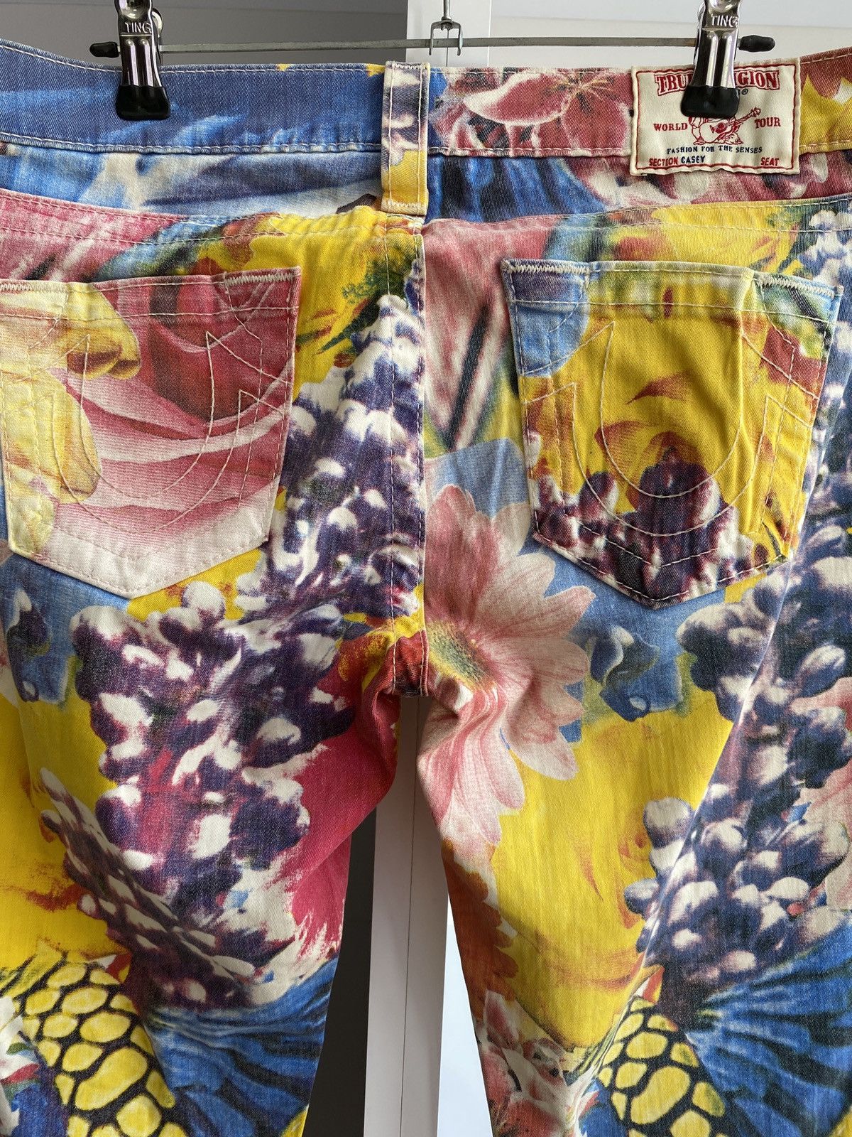 True Religion × Vintage Vintage True Religion Floral Glory jeans Chief Keef style Size 27" / US 4 / IT 40 - 6 Thumbnail