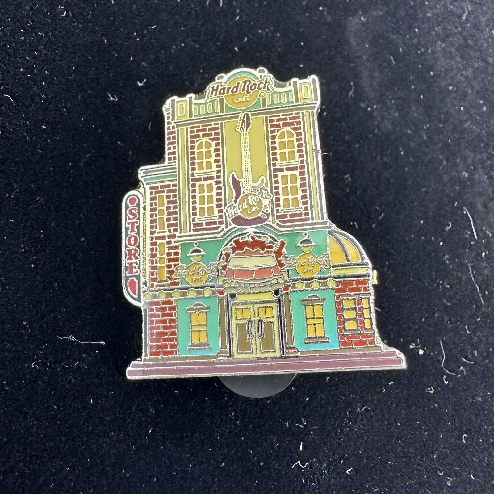 Hard Rock Cafe Hard Rock Cafe VTG Dept 56 Snow Village Enamel Pin Memphis Size ONE SIZE - 1 Thumbnail